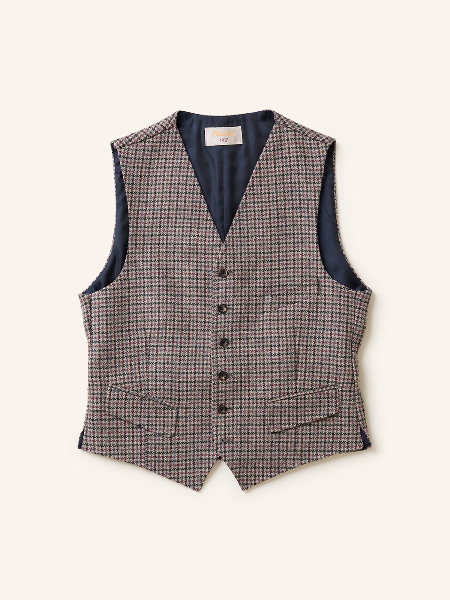 Horsey Shetland Waistcoat Checked