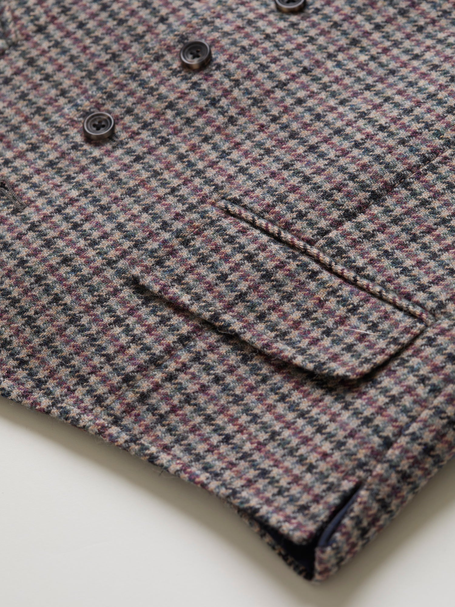 Horsey Shetland Waistcoat Checked