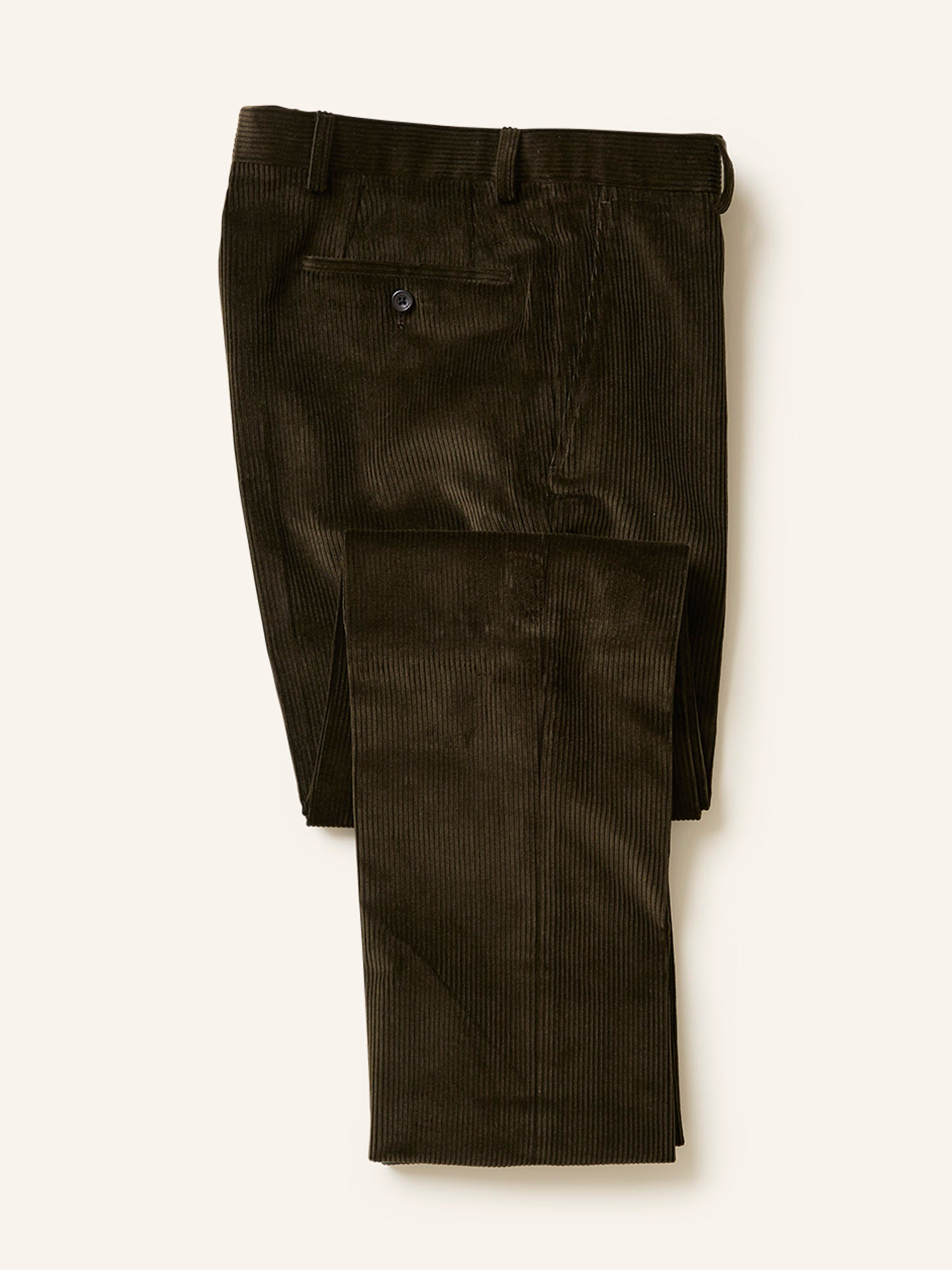 Mautby Corduroy Trousers Dark Olive