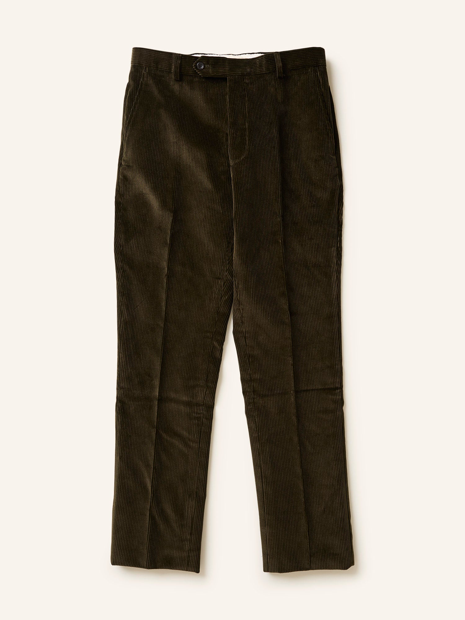 Mautby Corduroy Trousers Dark Olive