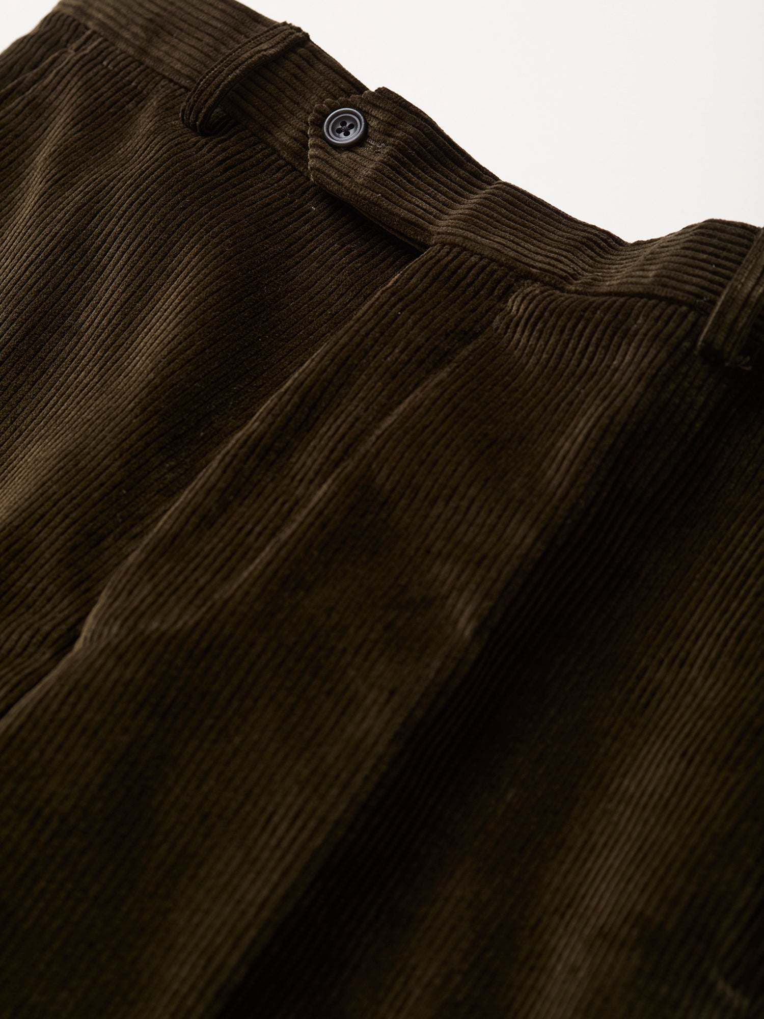 Mautby Corduroy Trousers Dark Olive