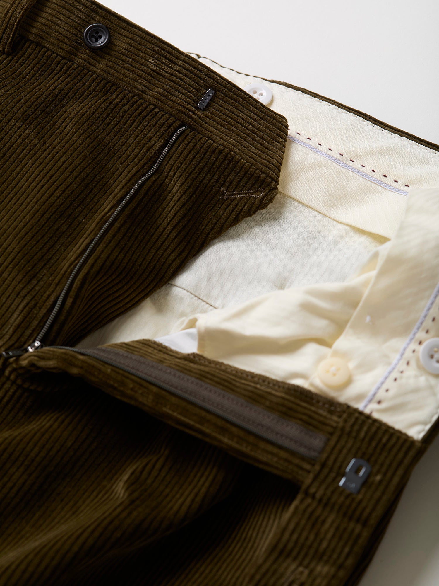 Mautby Corduroy Trousers Drab