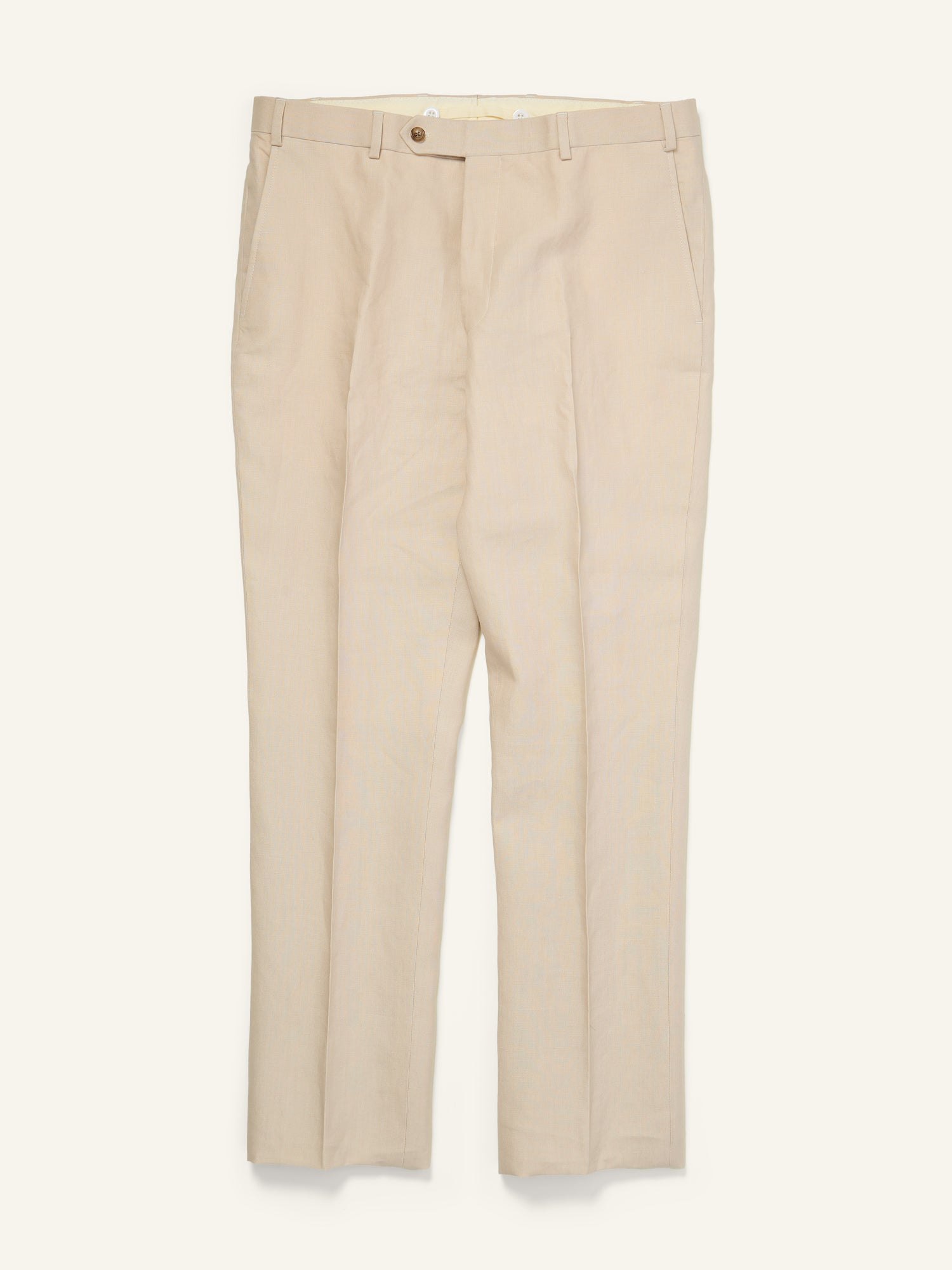 Mautby Tropical Irish Linen Trousers Stone