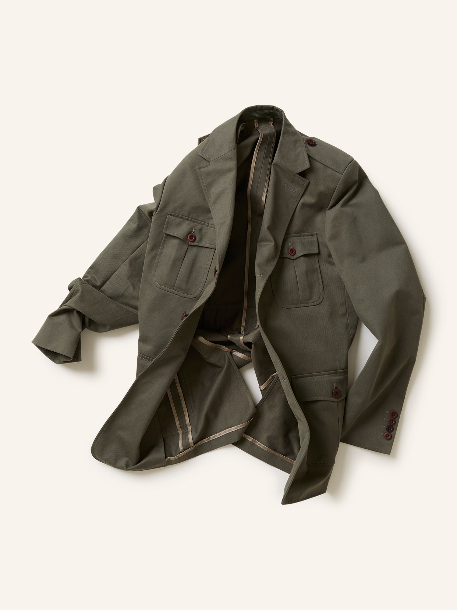 Safari Jacket Jungle Green Drill