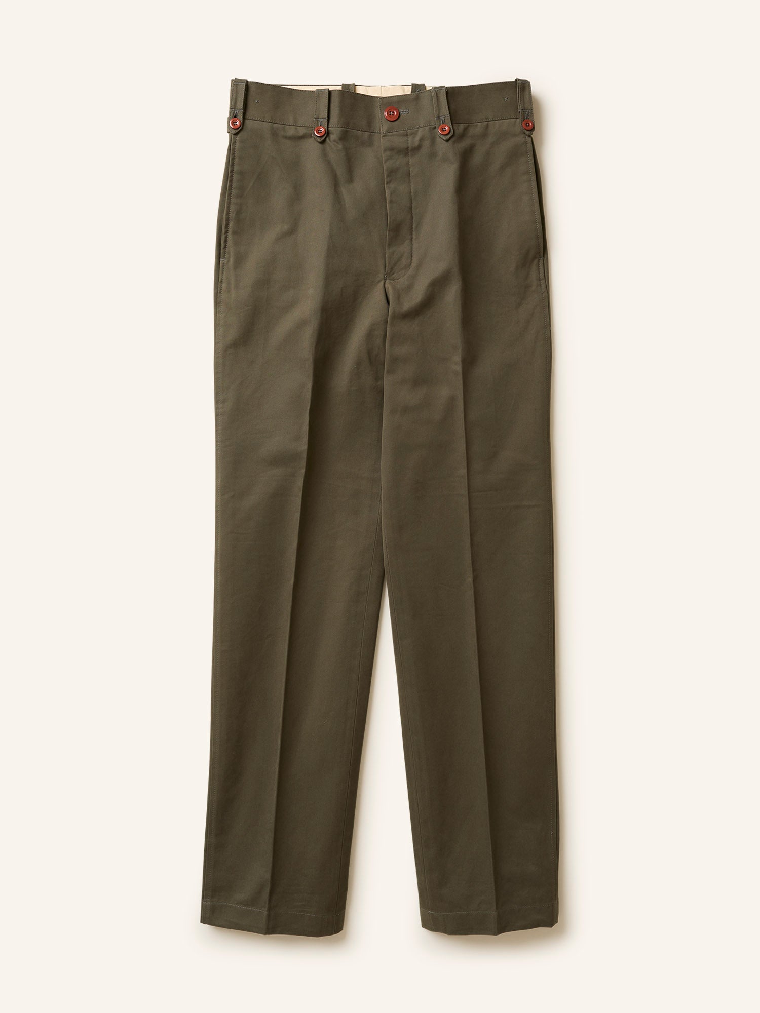 Sandhurst Officer's Trousers Jungle Green Drill