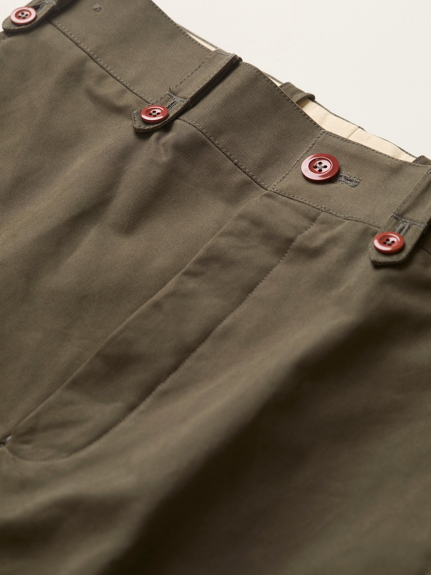 Sandhurst Officer's Trousers Jungle Green Drill