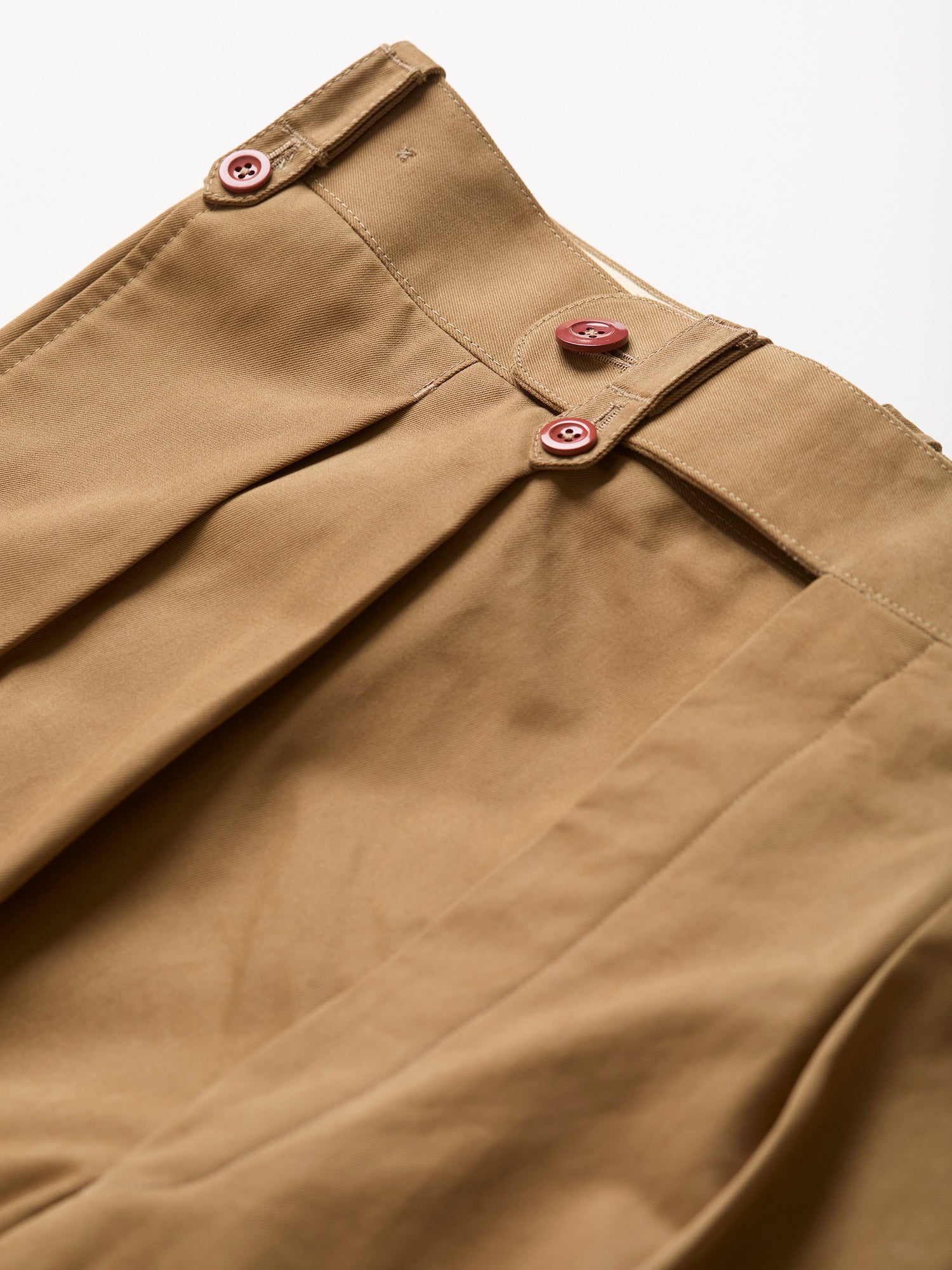 Sandhurst Pleated Officer's Trousers Khaki Drill