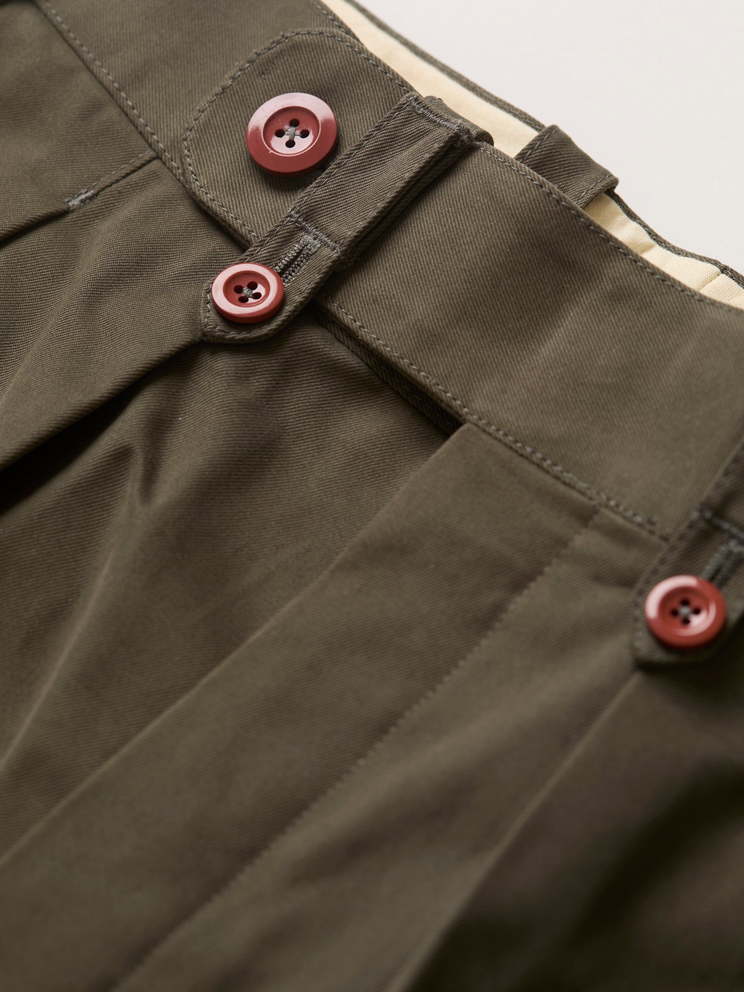 Sandhurst Pleated Officer's Trousers Jungle Green Drill