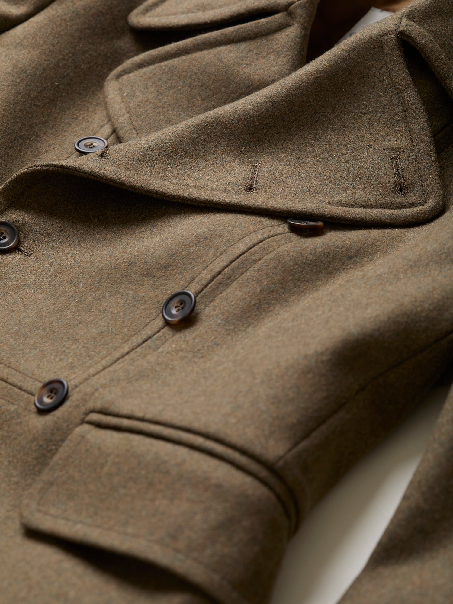 Churchill Army Green Greatcoat