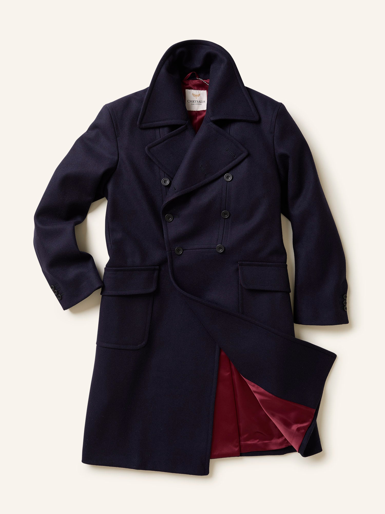 Churchill Navy Greatcoat