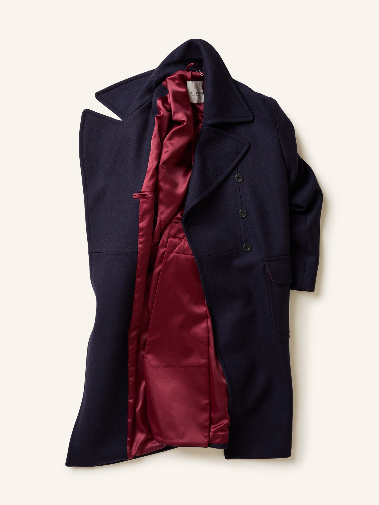 Churchill Navy Greatcoat