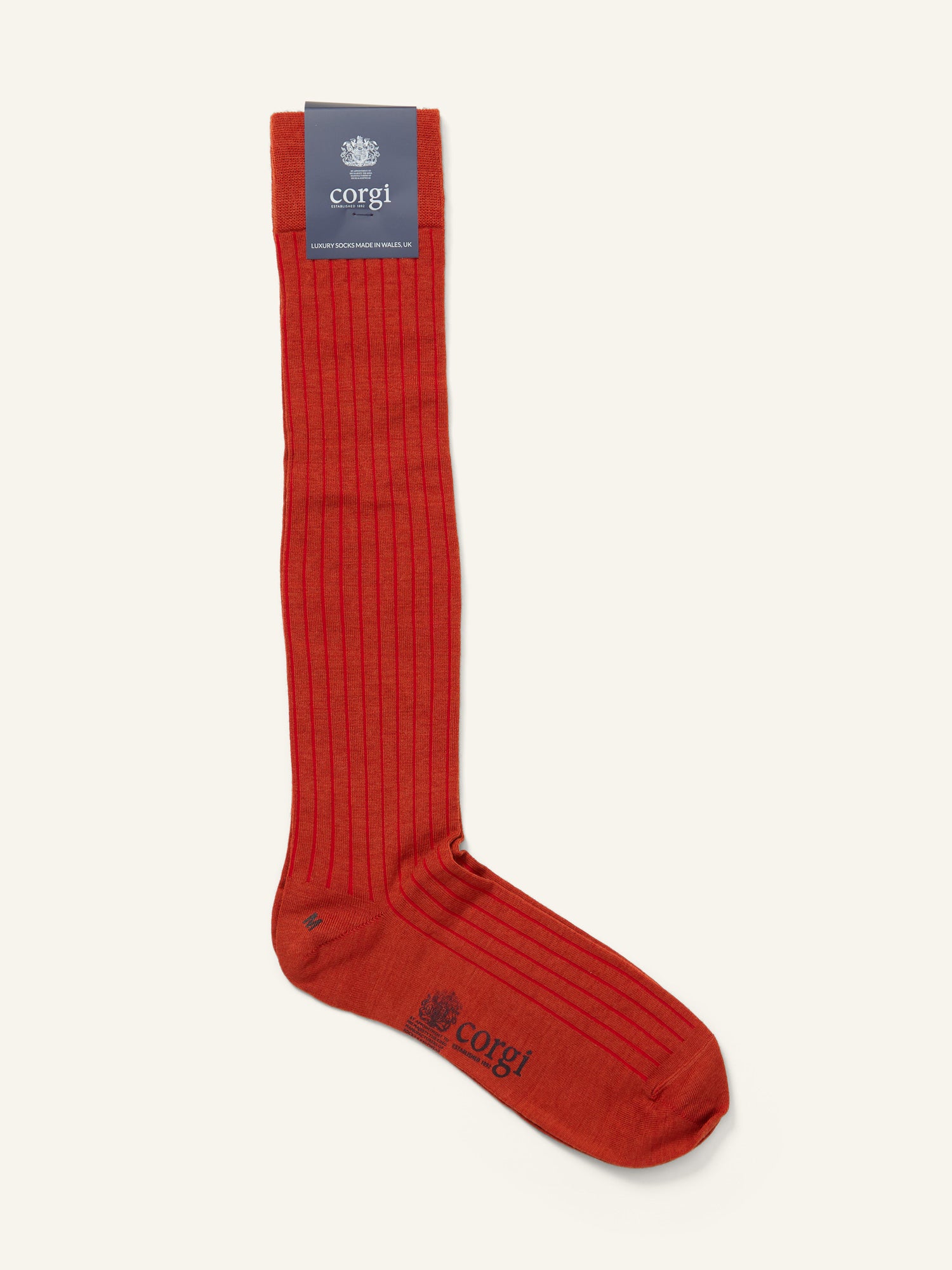 OTC Wool Socks Burnt Orange