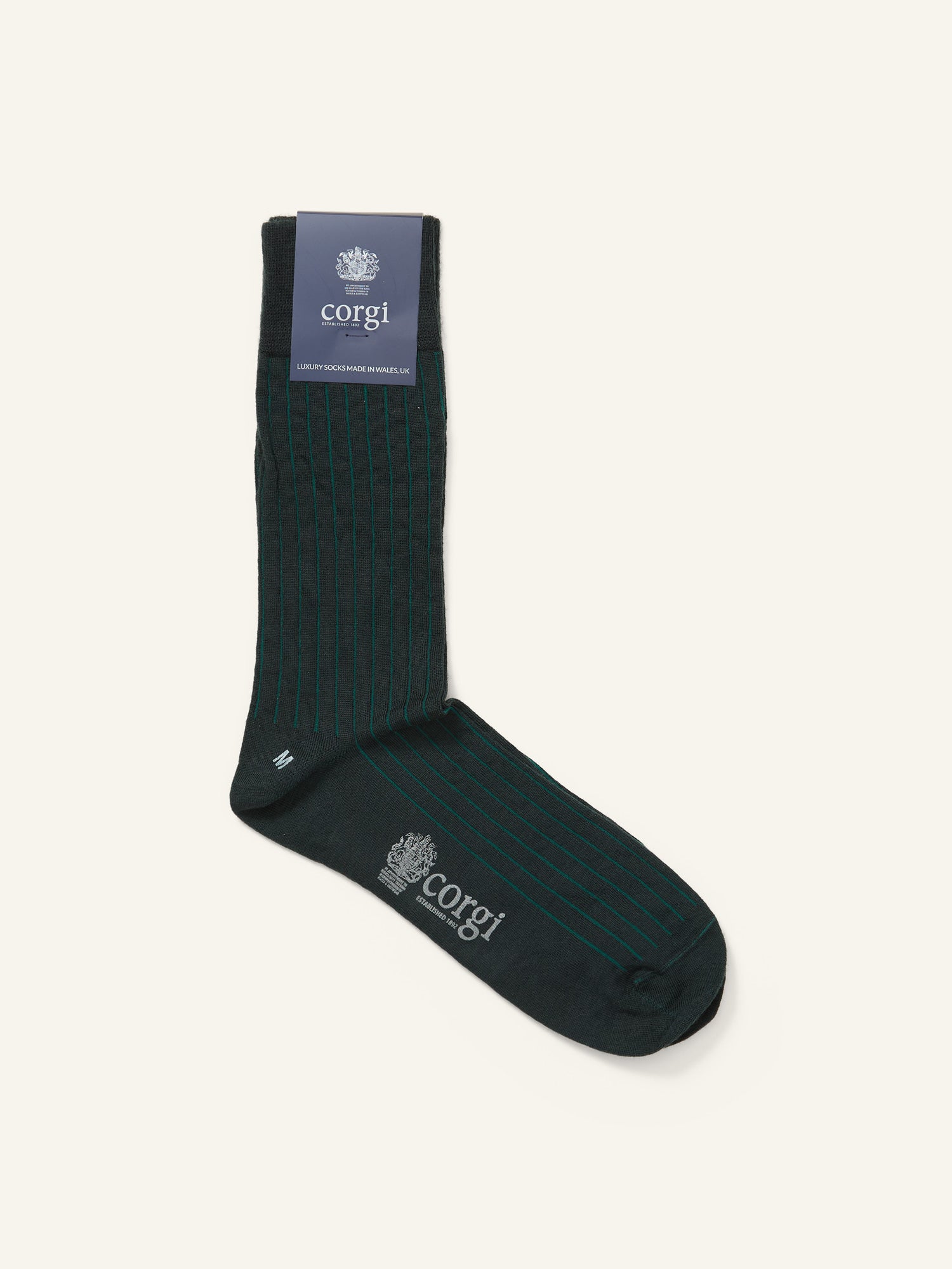 Wool Socks Dark Green