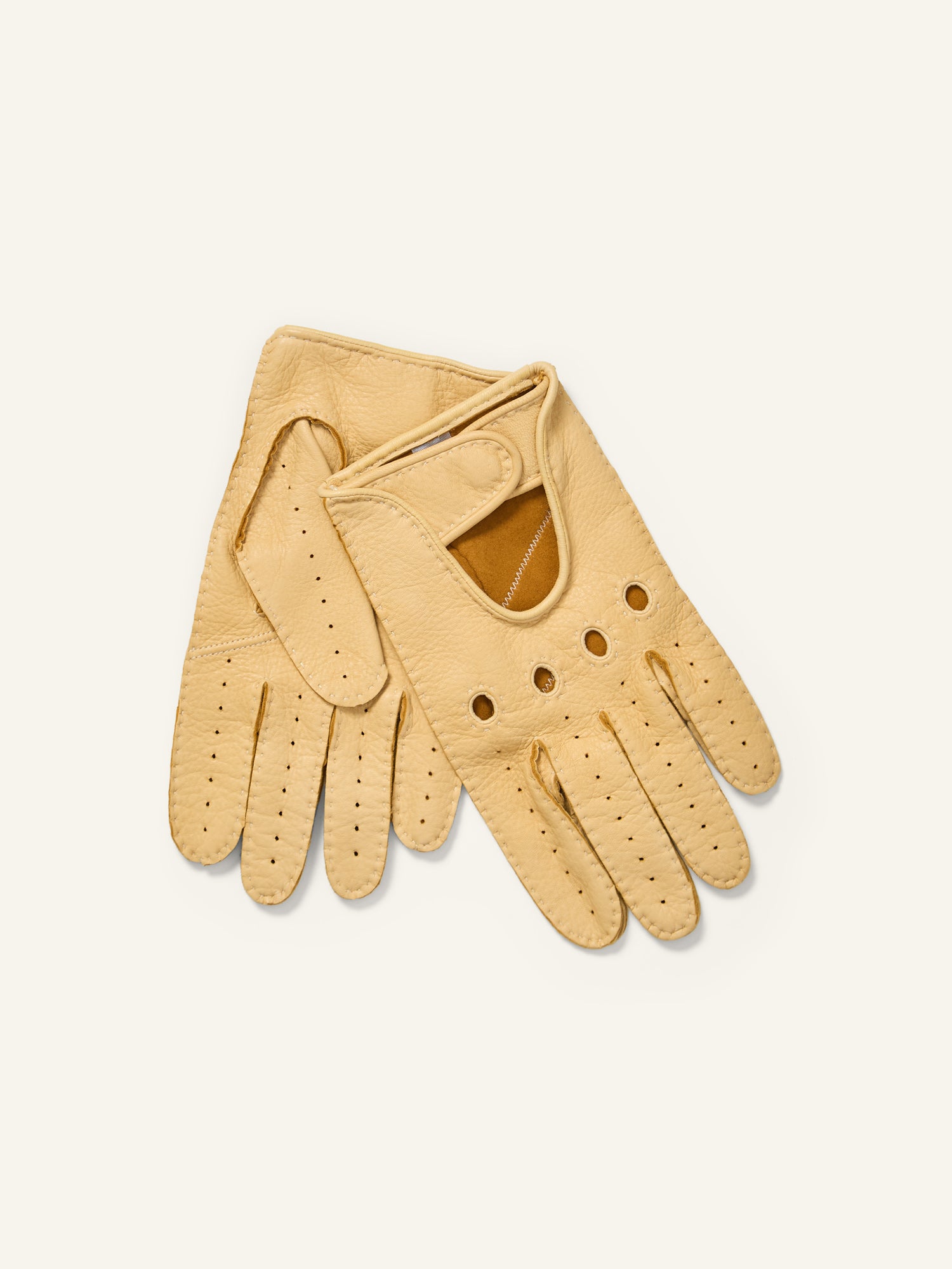 Deerskin Driving Gloves Chamois