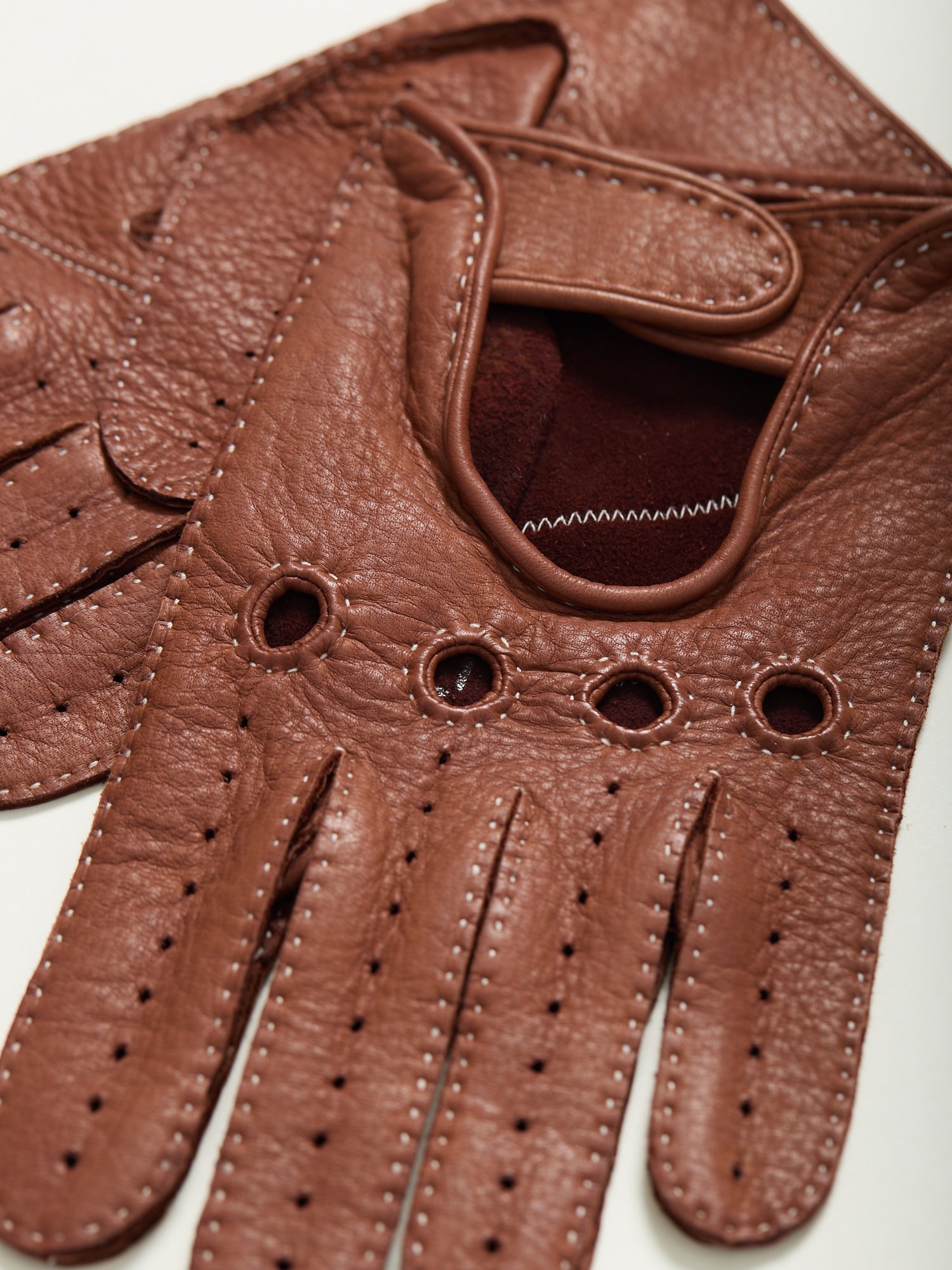 Deerskin Driving Gloves Havanna