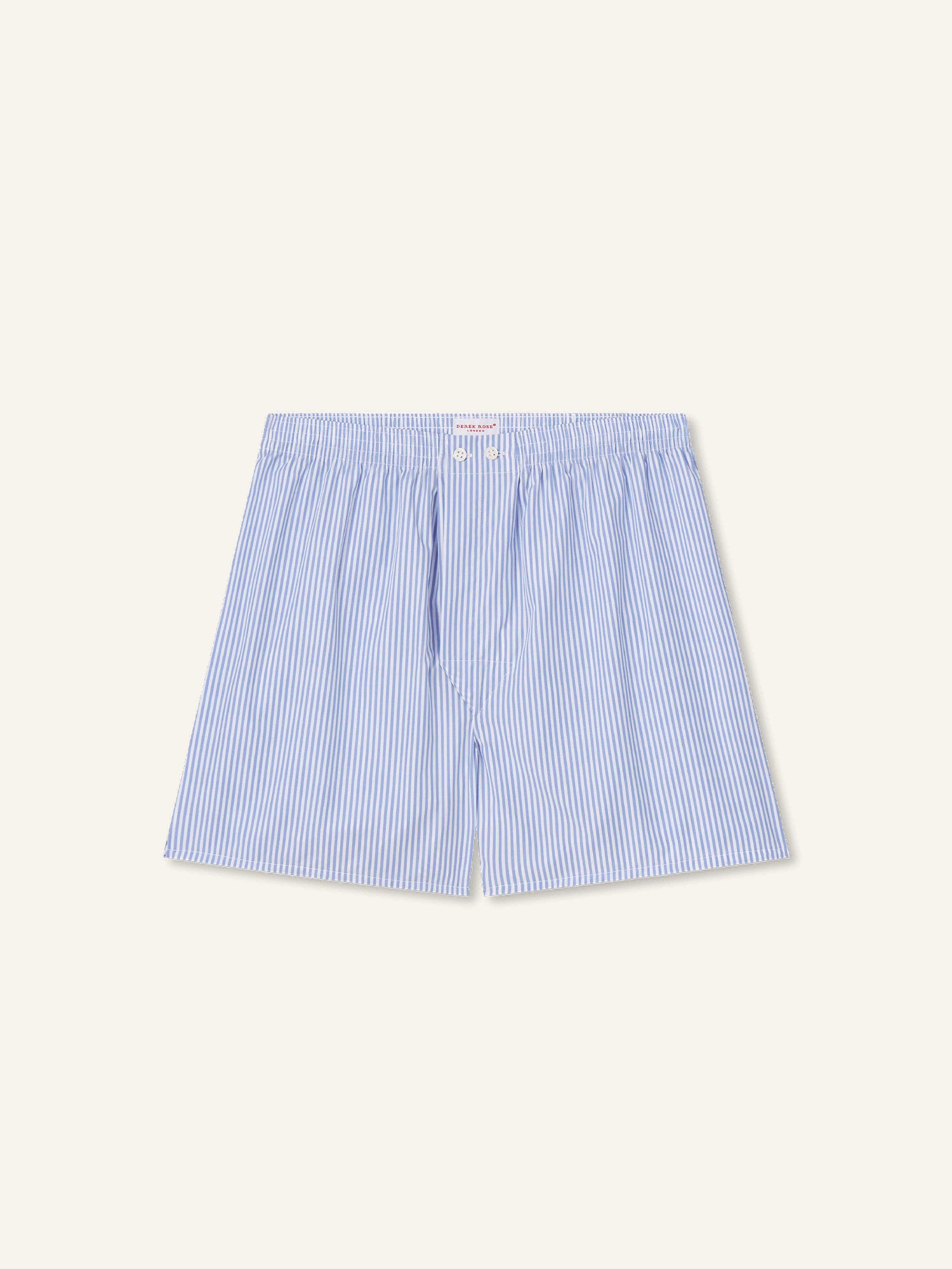 Poplin Boxer Shorts Bengal Stripe Blue