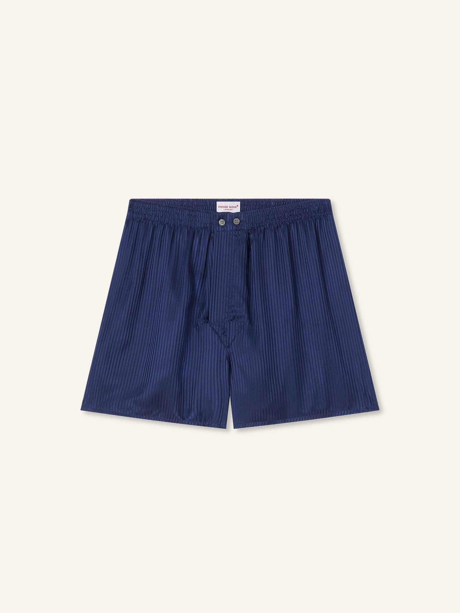 Silk Boxer Shorts Navy