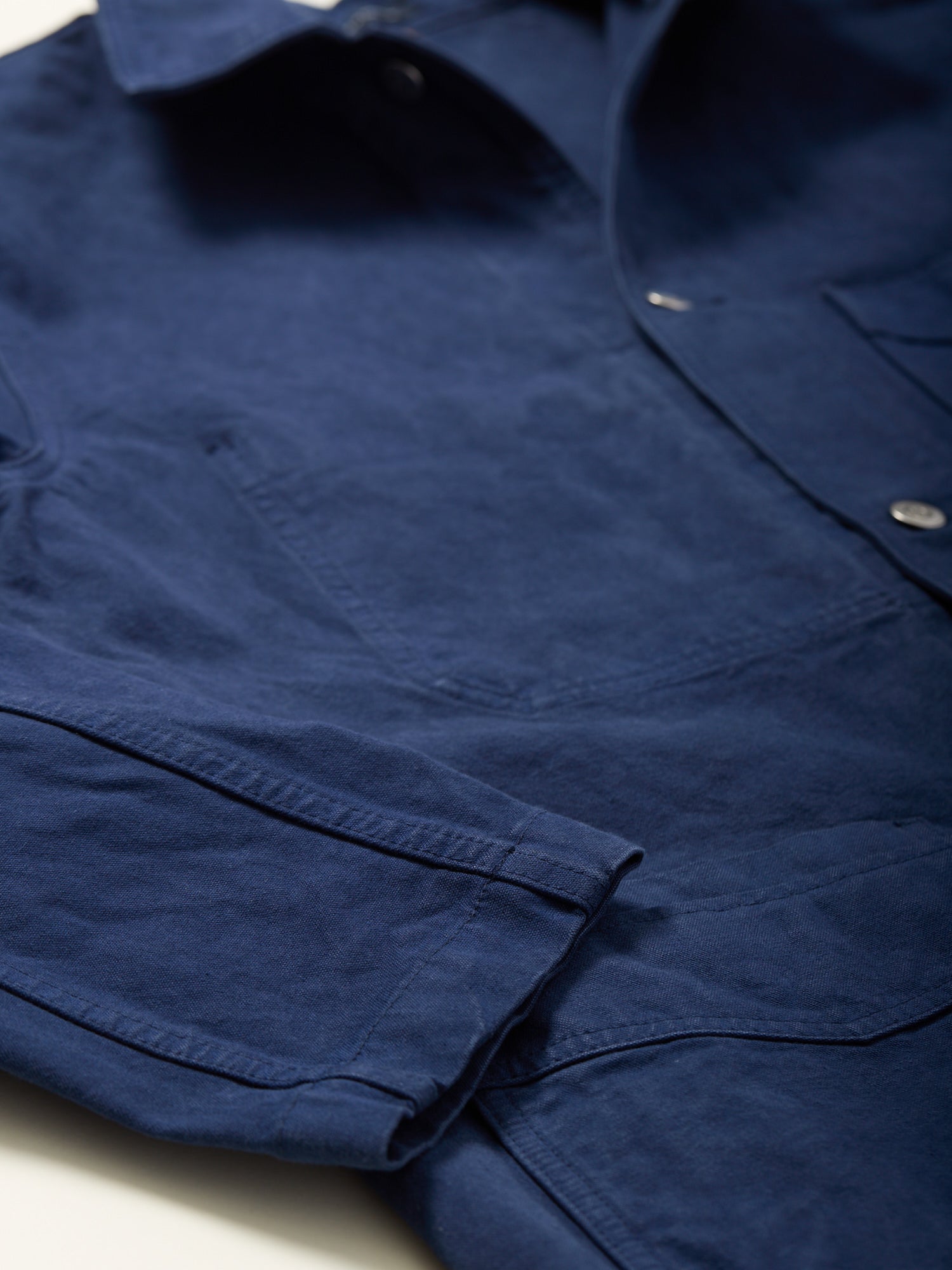 Duck Cotton Canvas Chore Jacket Navy