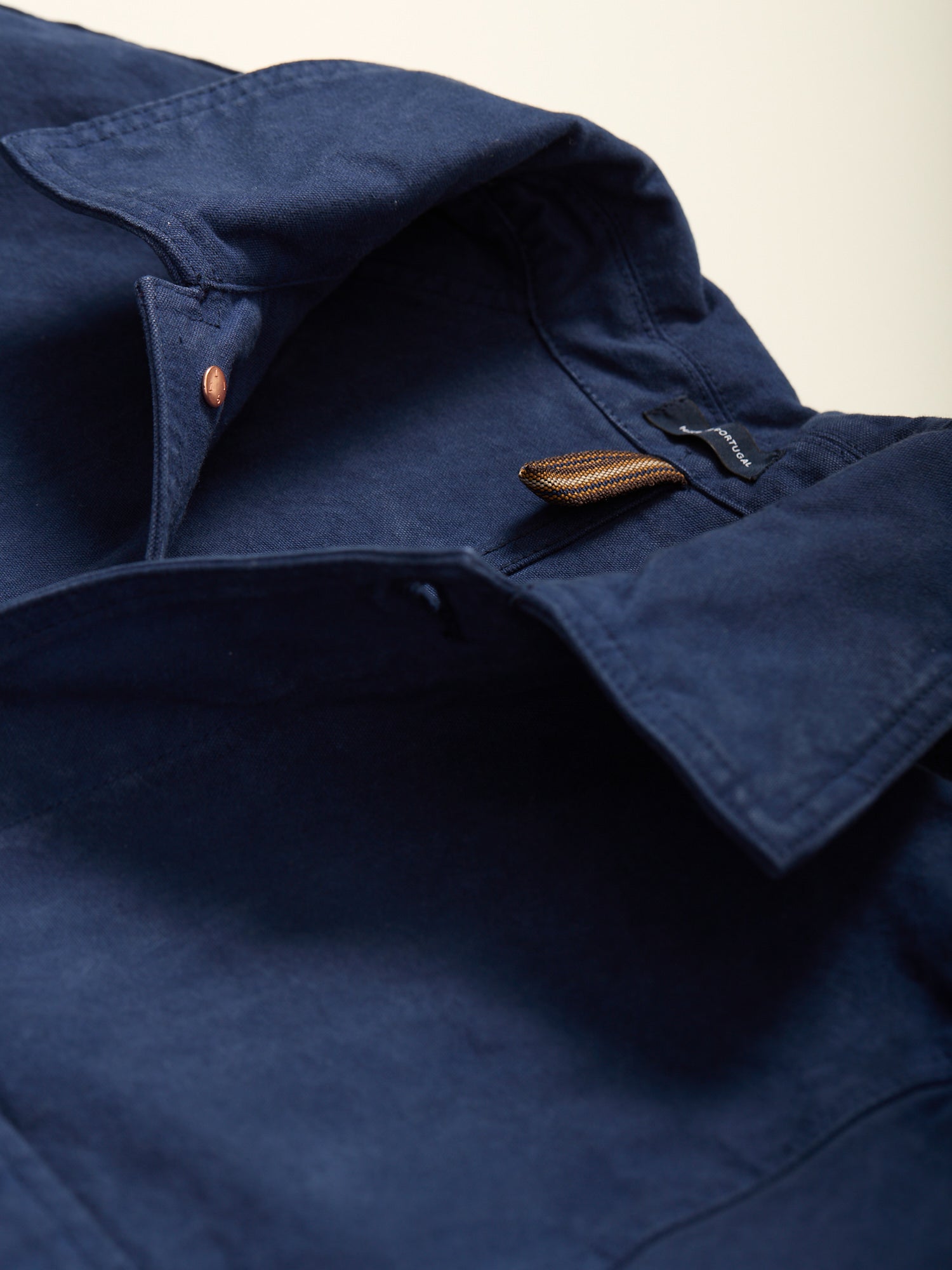 Duck Cotton Canvas Chore Jacket Navy