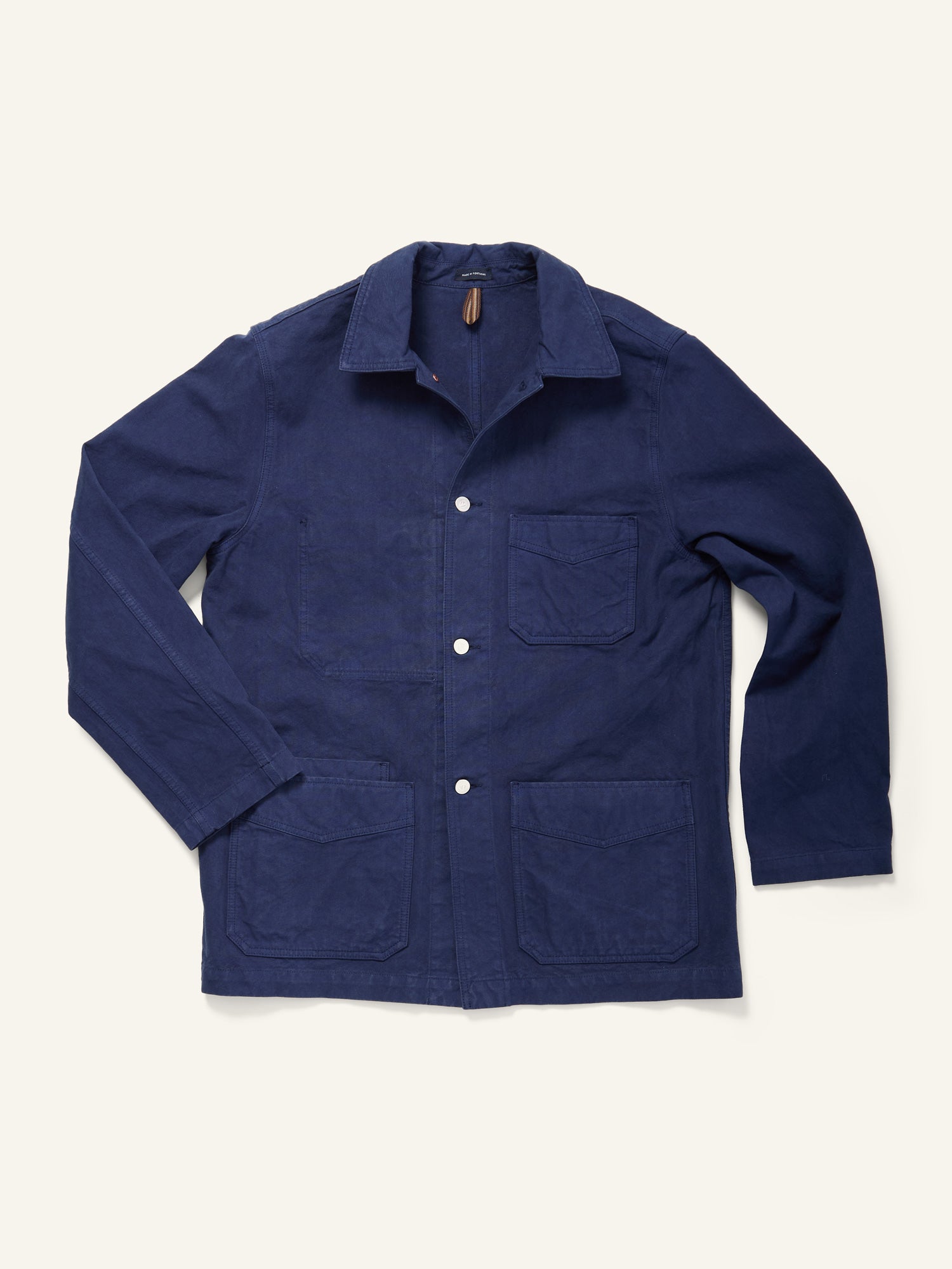 Duck Cotton Canvas Chore Jacket Navy