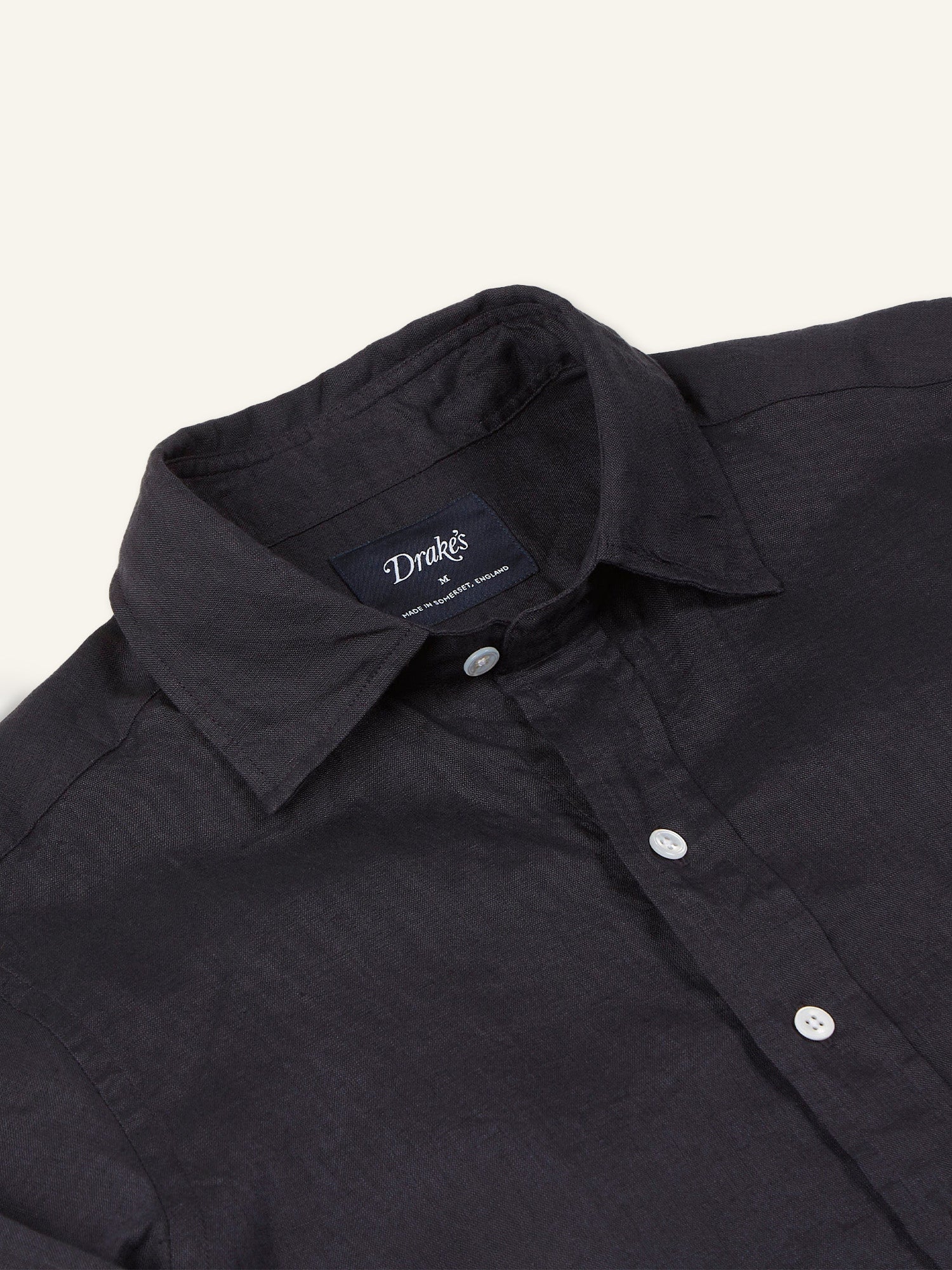 Linen Summer Shirt Dark Navy