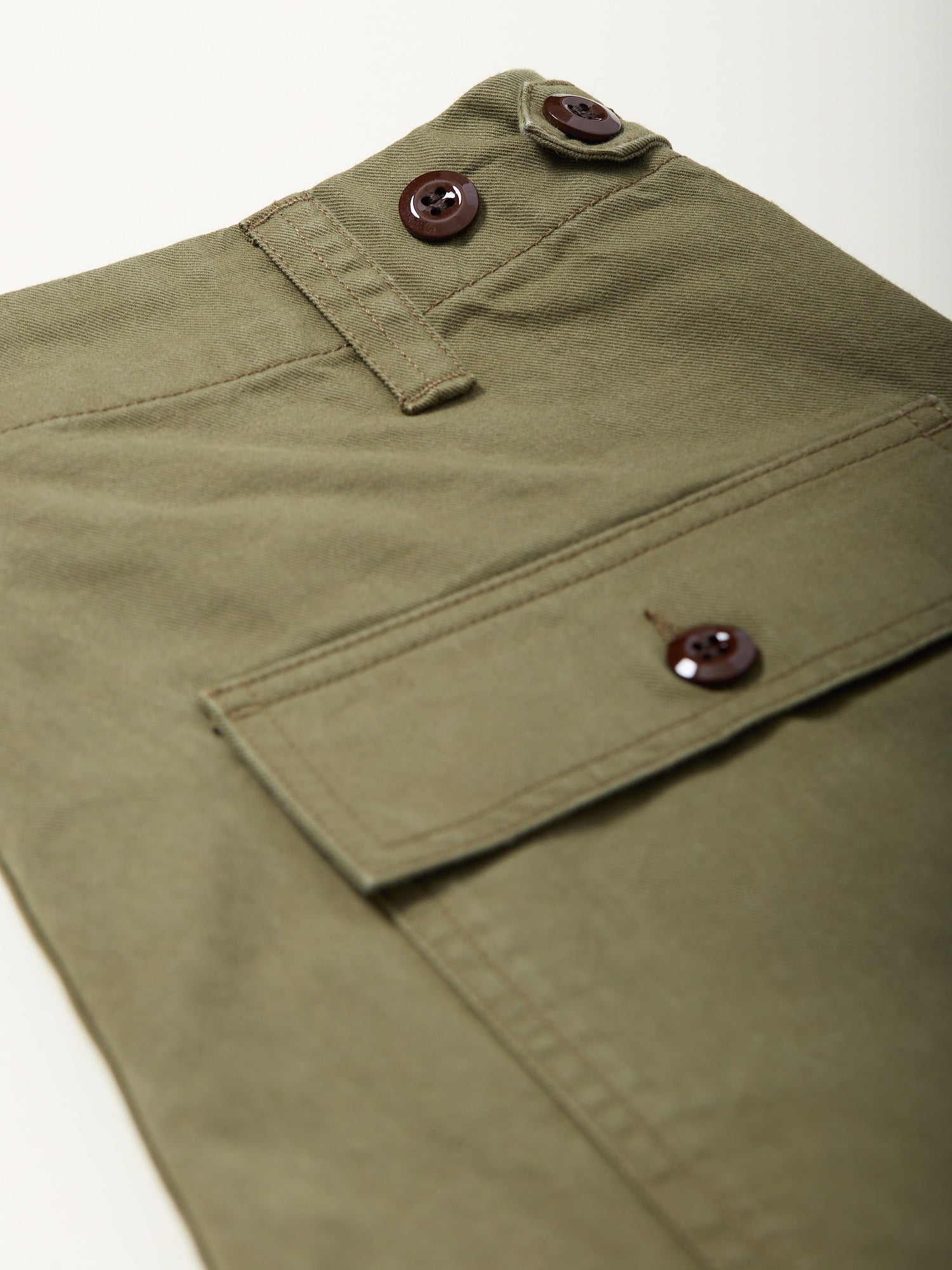 Twill Fatigue Trouser Khaki