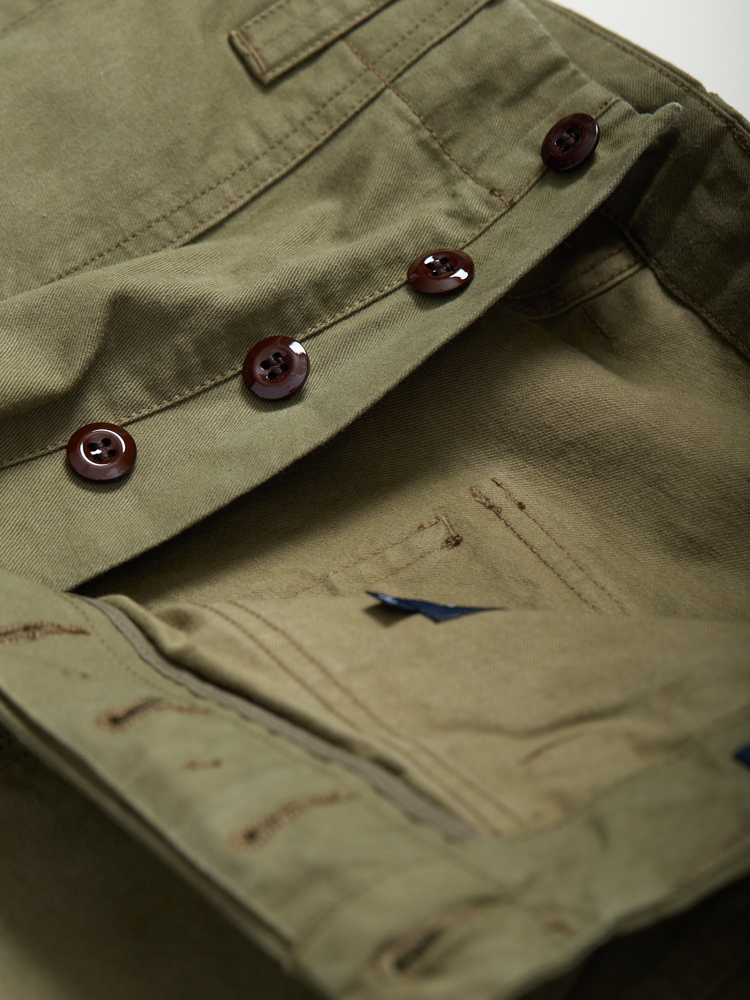 Twill Fatigue Trouser Khaki
