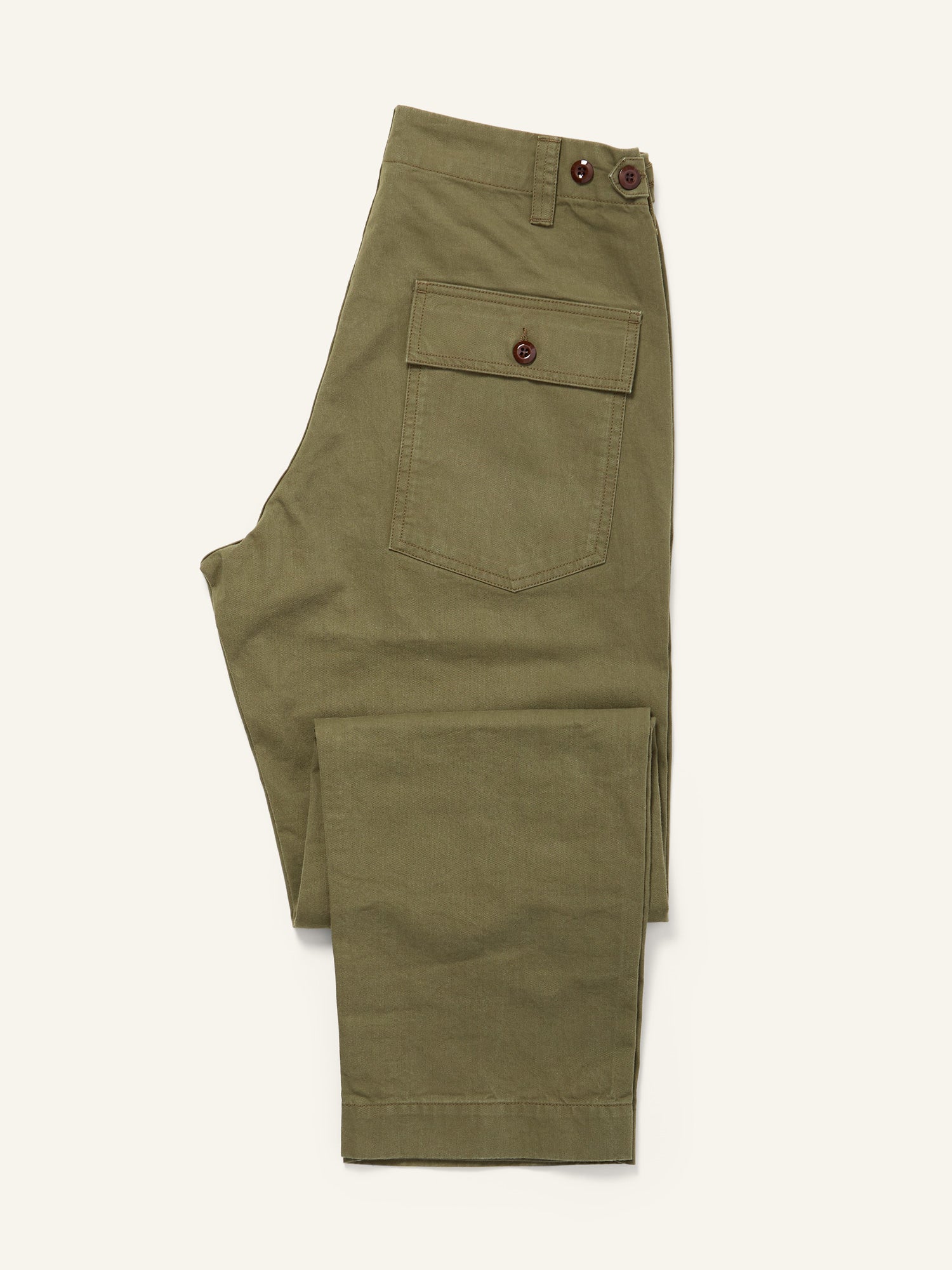 Twill Fatigue Trouser Khaki