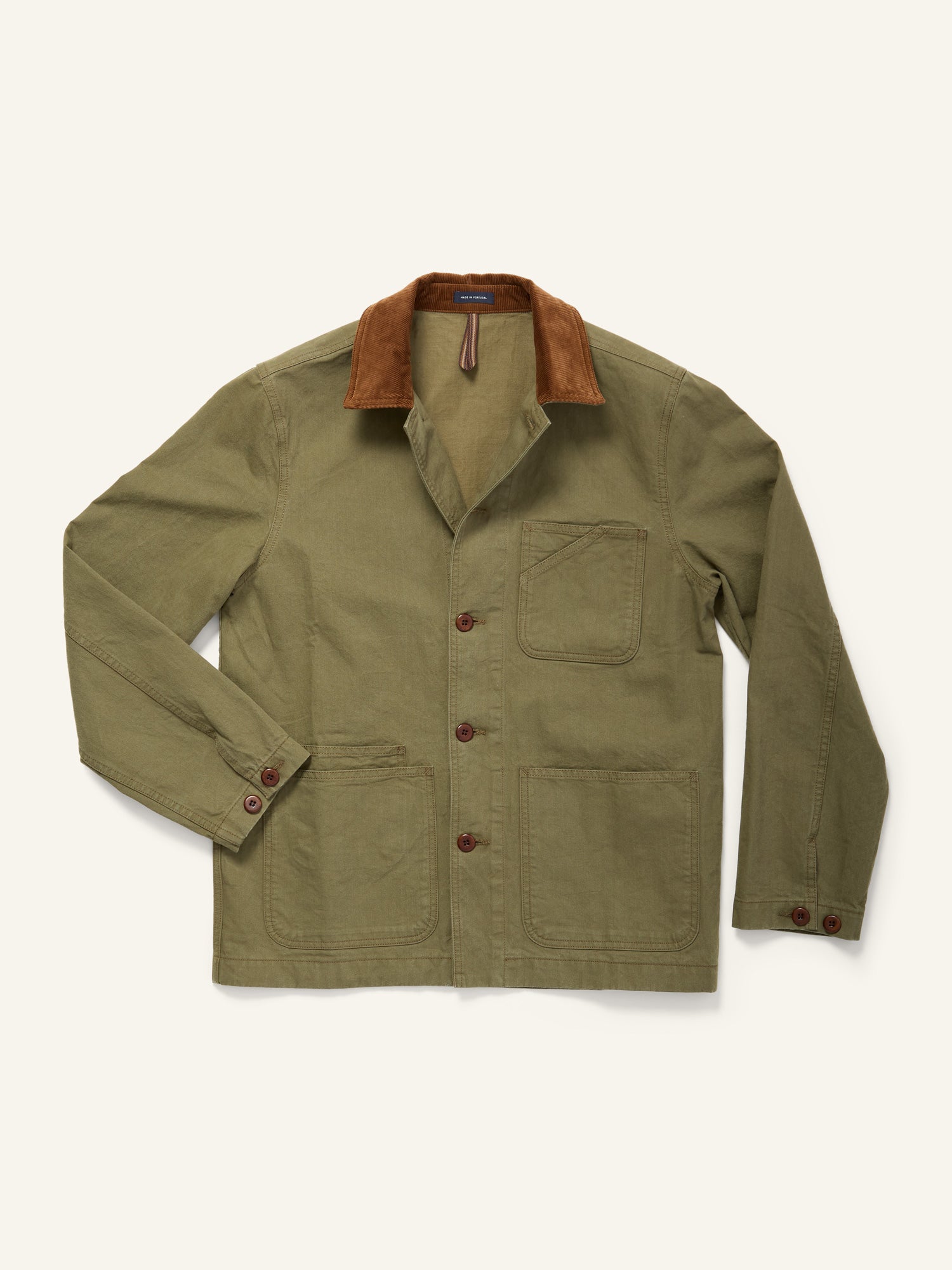 Twill Fatigue Jacket Khaki