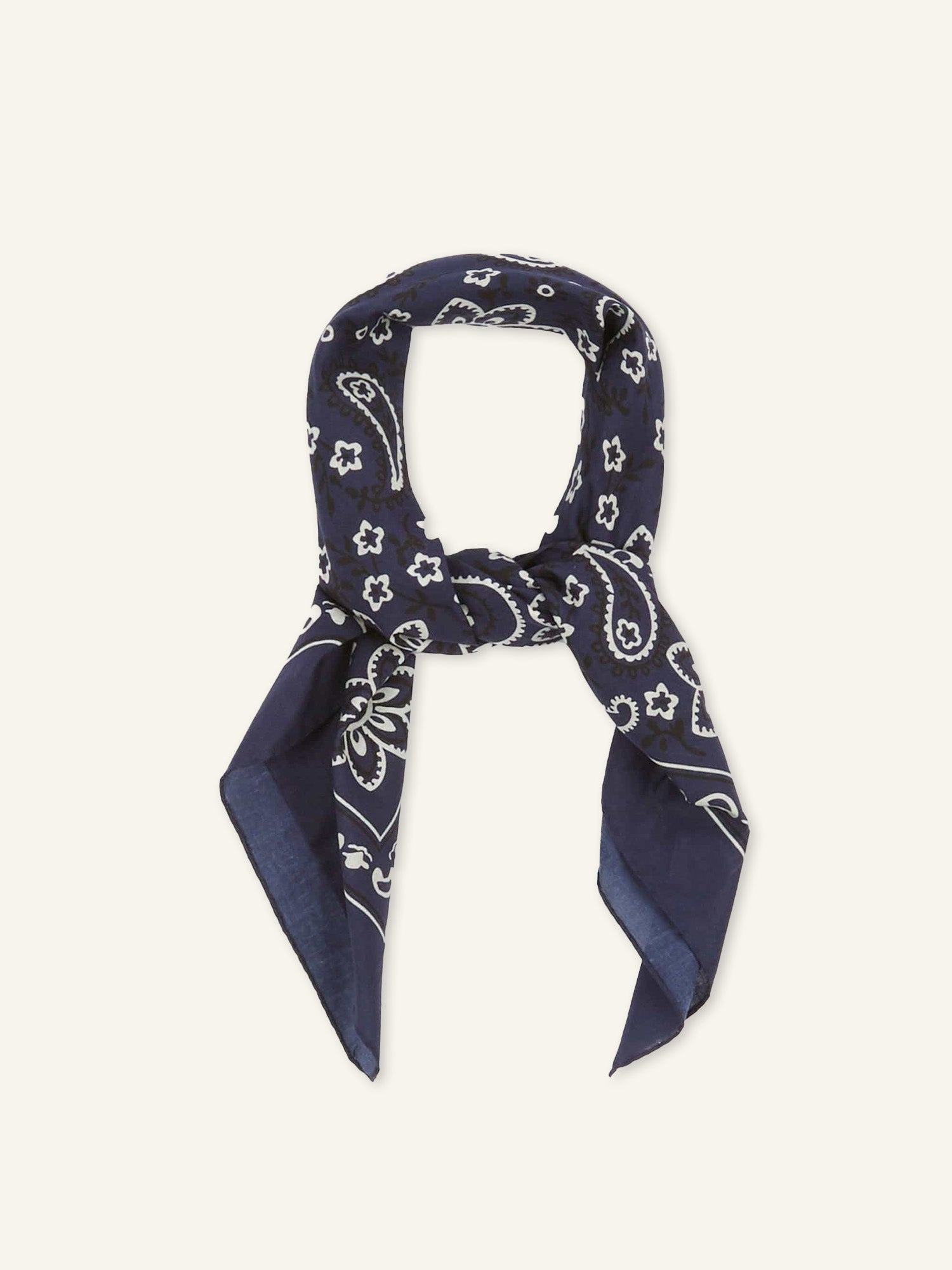 Classic Paisley Bandana Navy