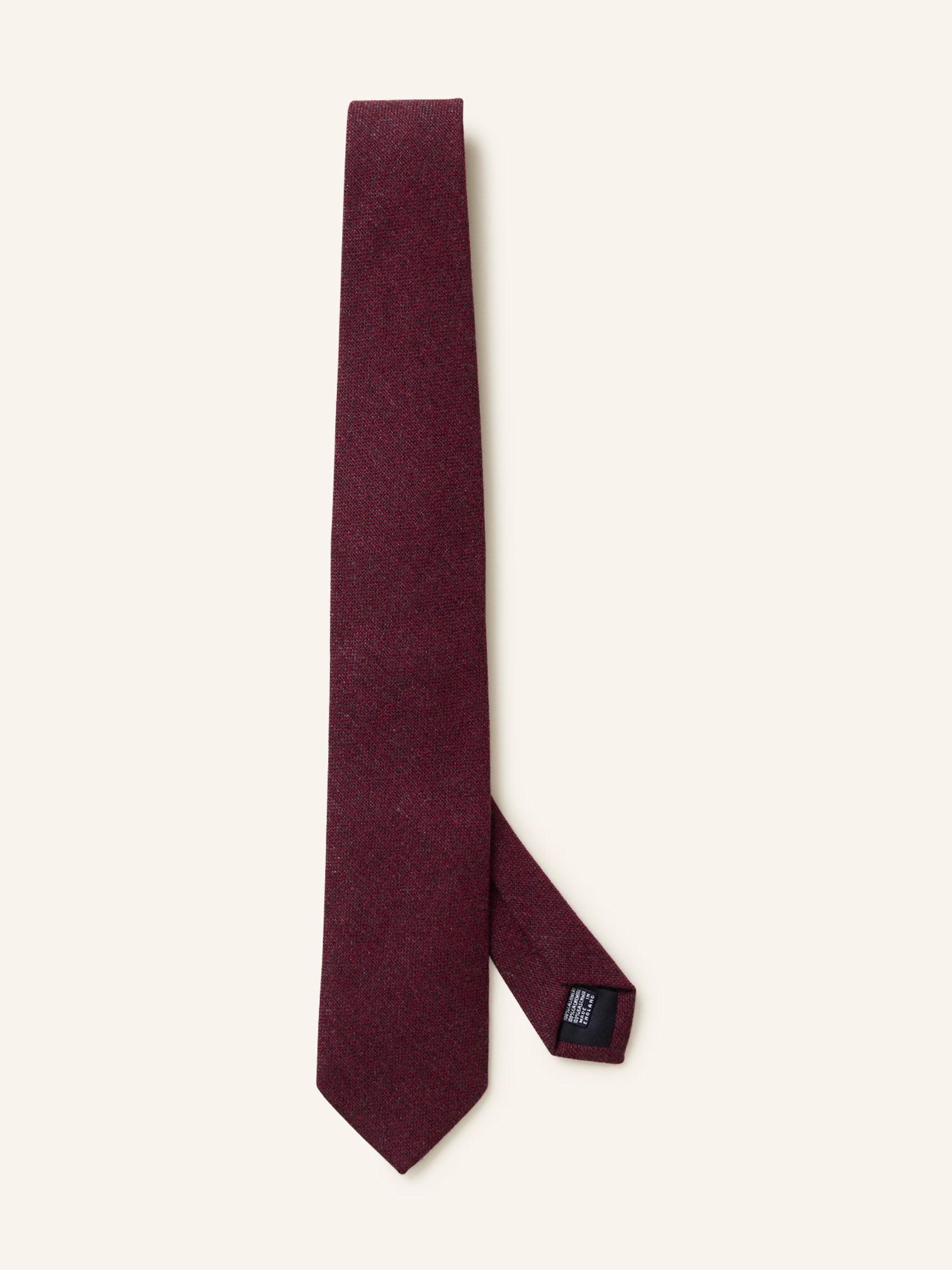 Solid Cashmere Tie Red