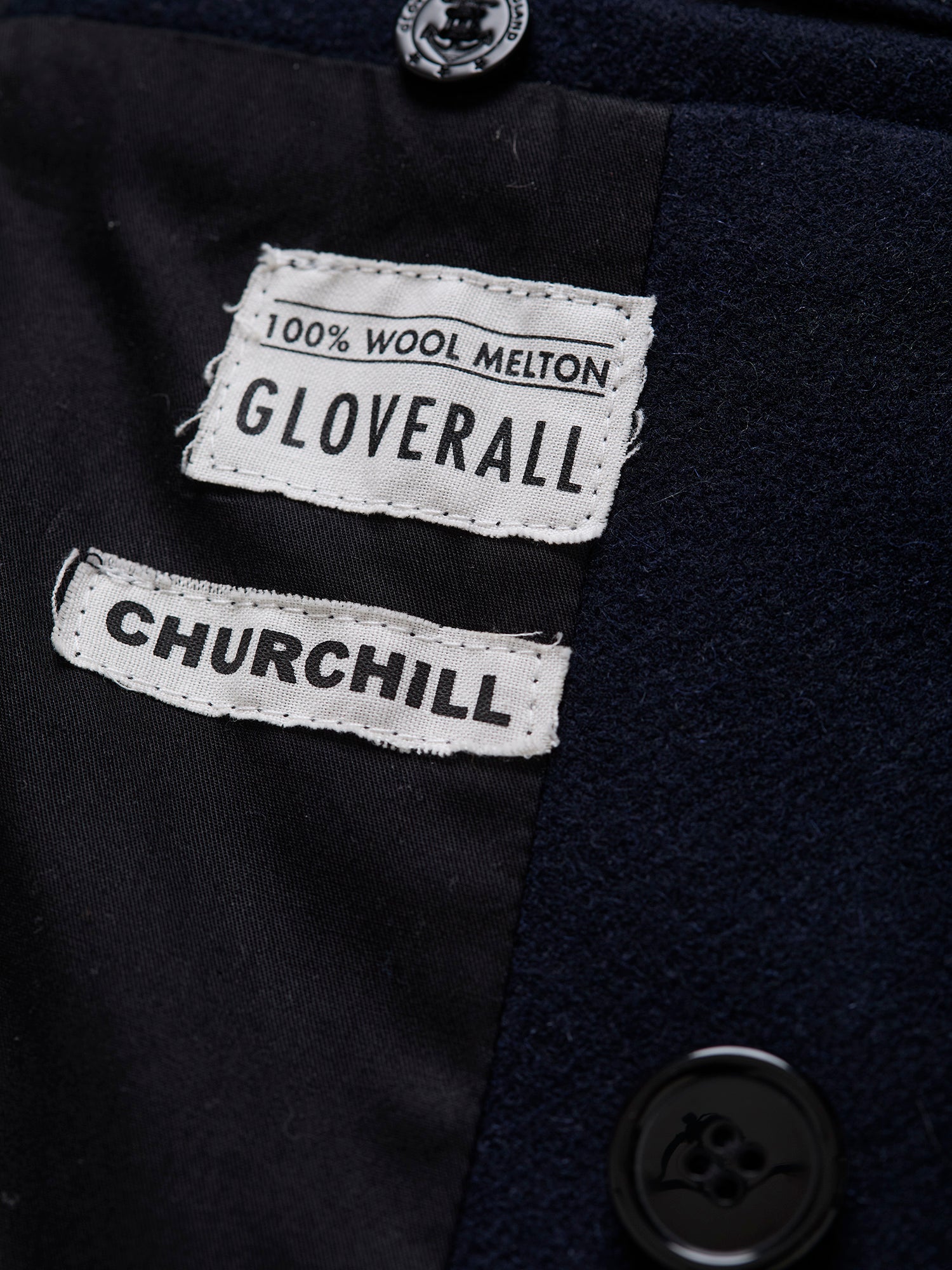 Churchill Peacoat Navy