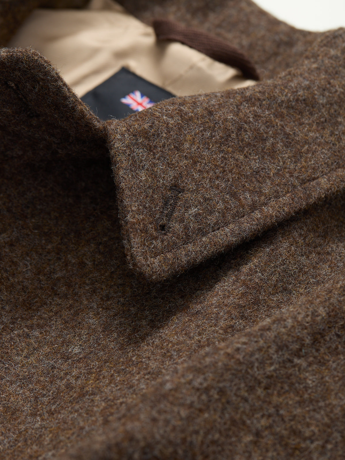 Hynes Wool Raglan Coat Mocha