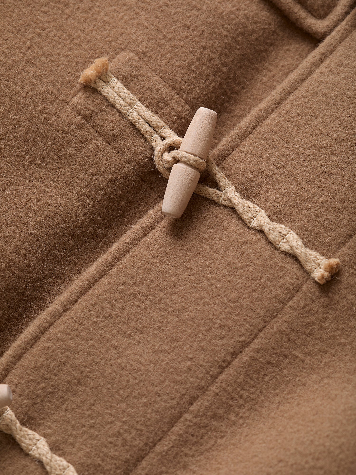 Monty Duffle Coat Camel