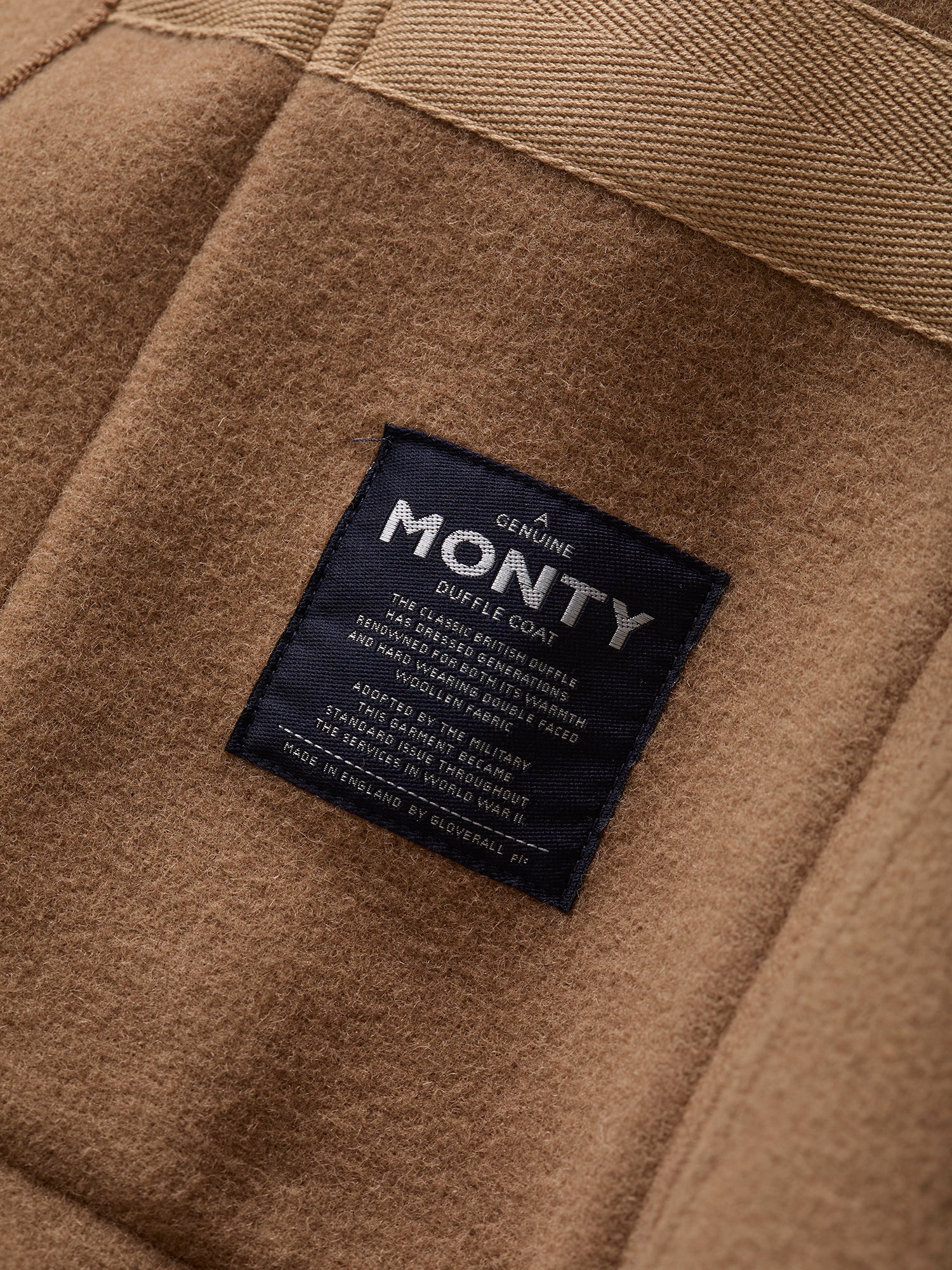 Monty Duffle Coat Camel