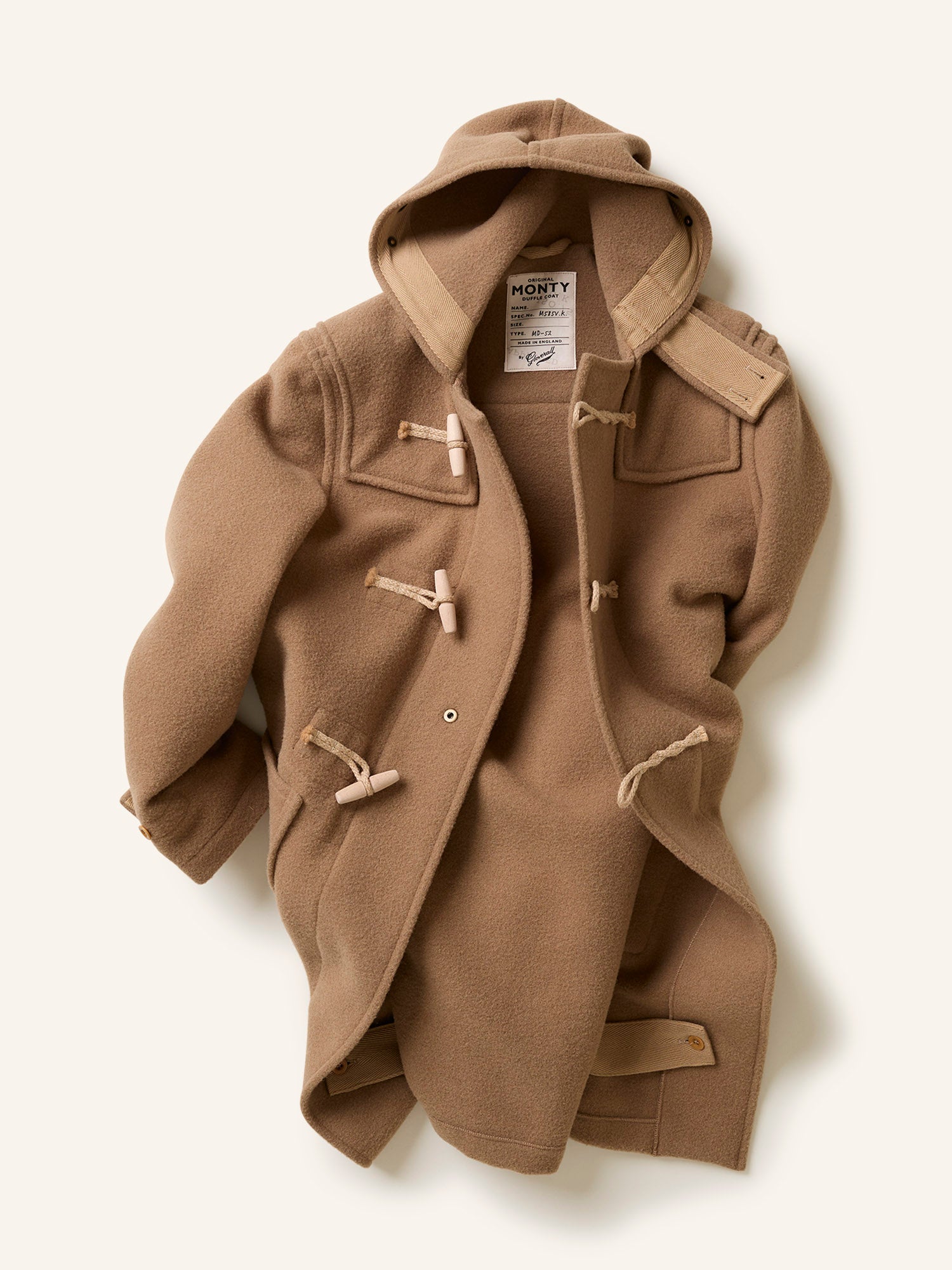 Gloverall Monty Duffle Coat Camel