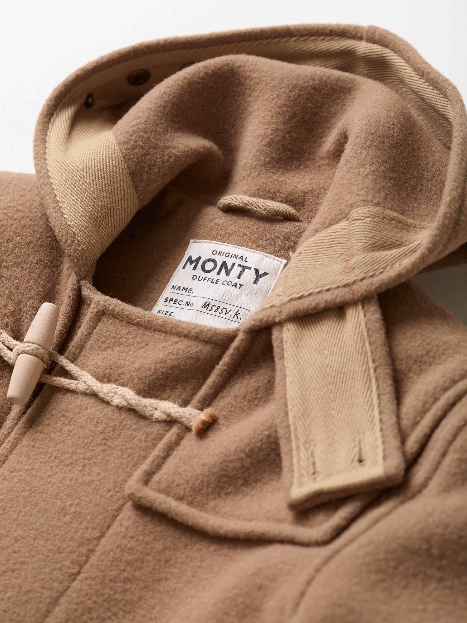 Monty Duffle Coat Camel