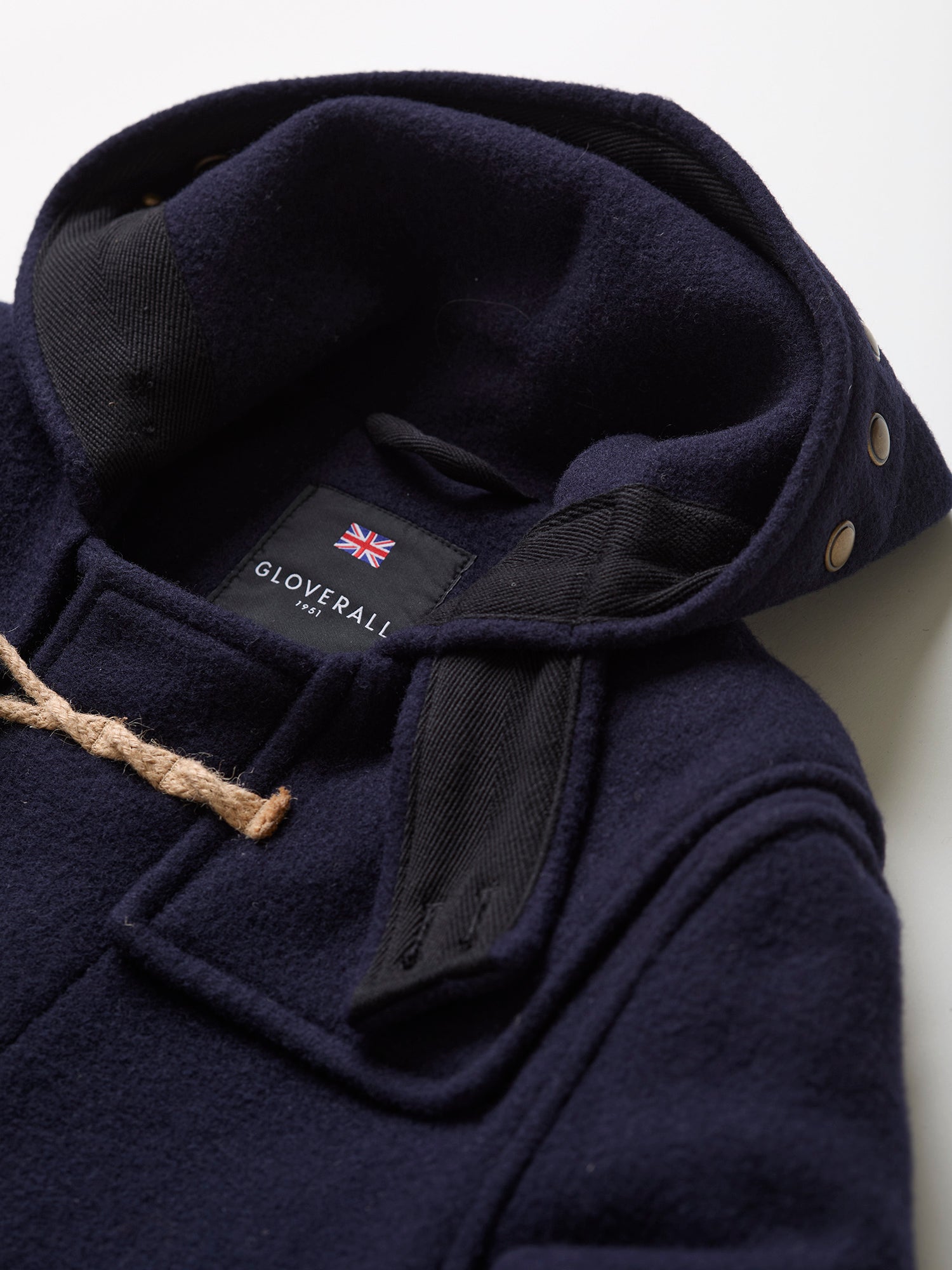 Monty Duffle Coat Navy