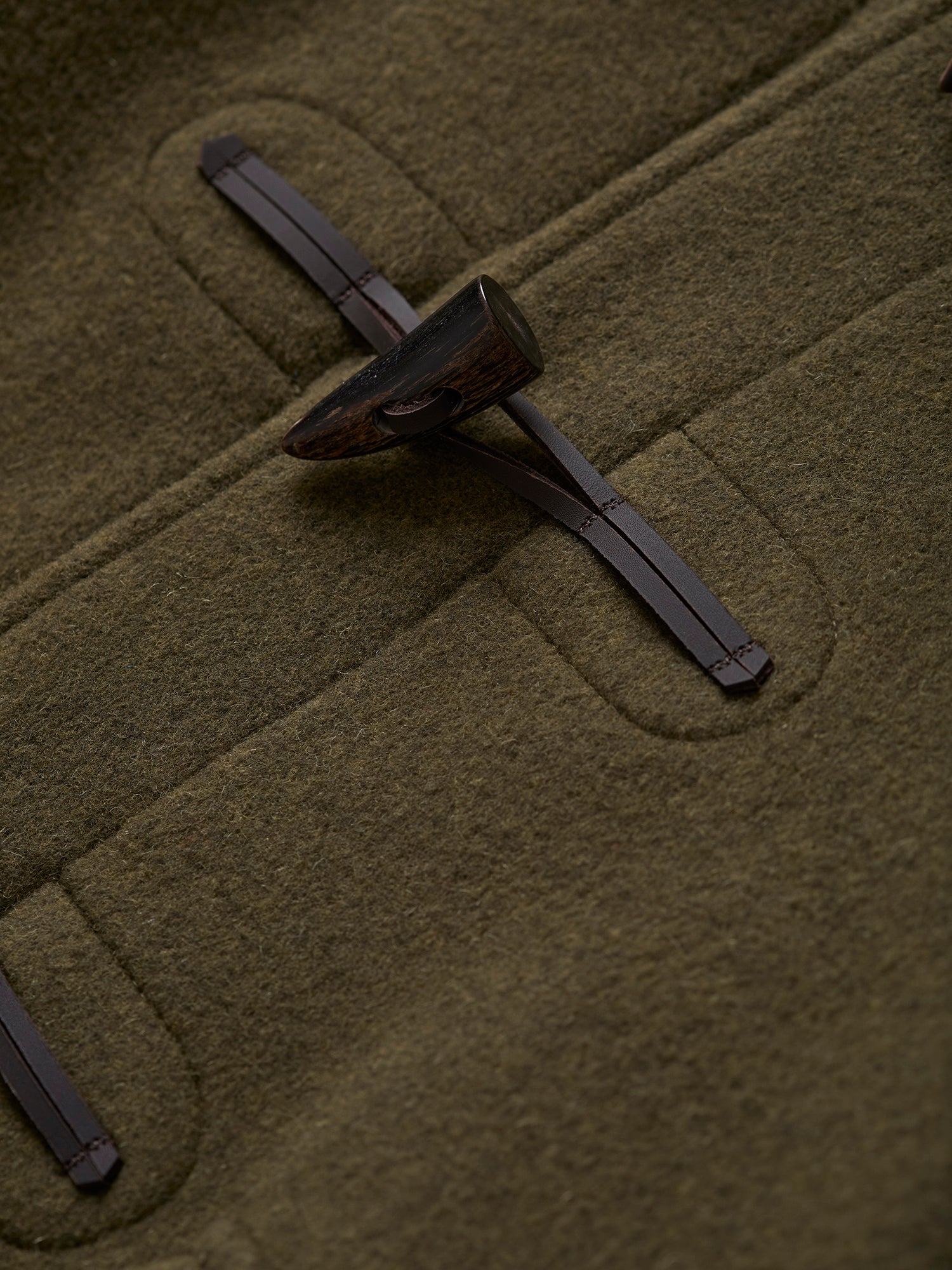 Morris Duffle Coat Loden/Check