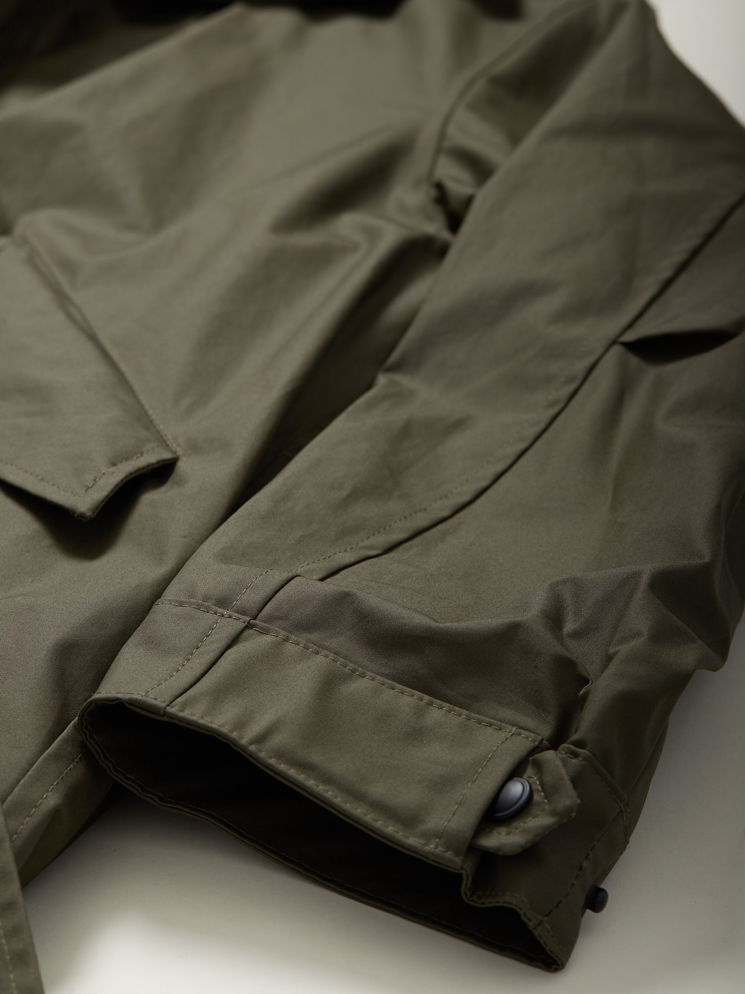 Tweed Collab New Fishtail Parka Military Green