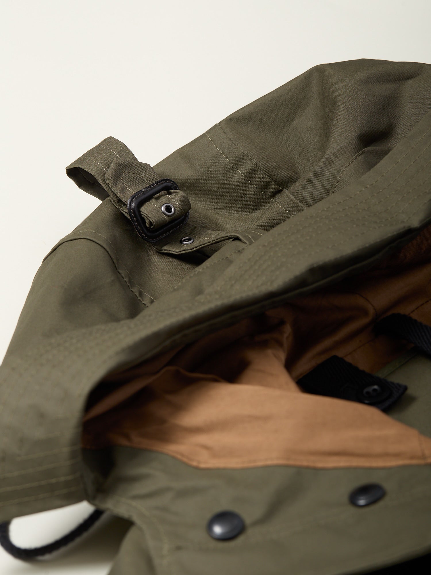 Tweed Collab New Fishtail Parka Military Green