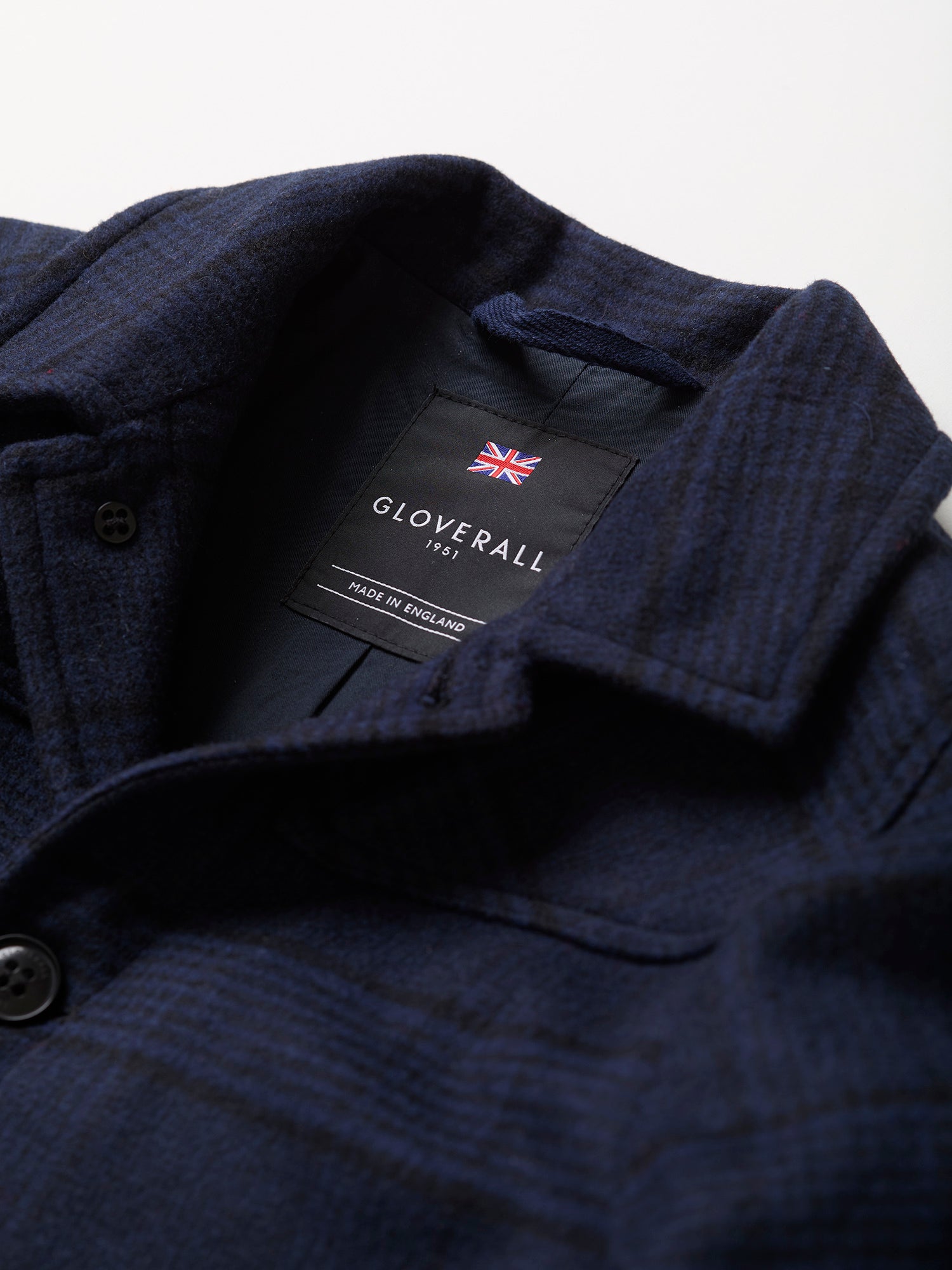 Utility Jacket Navy Check