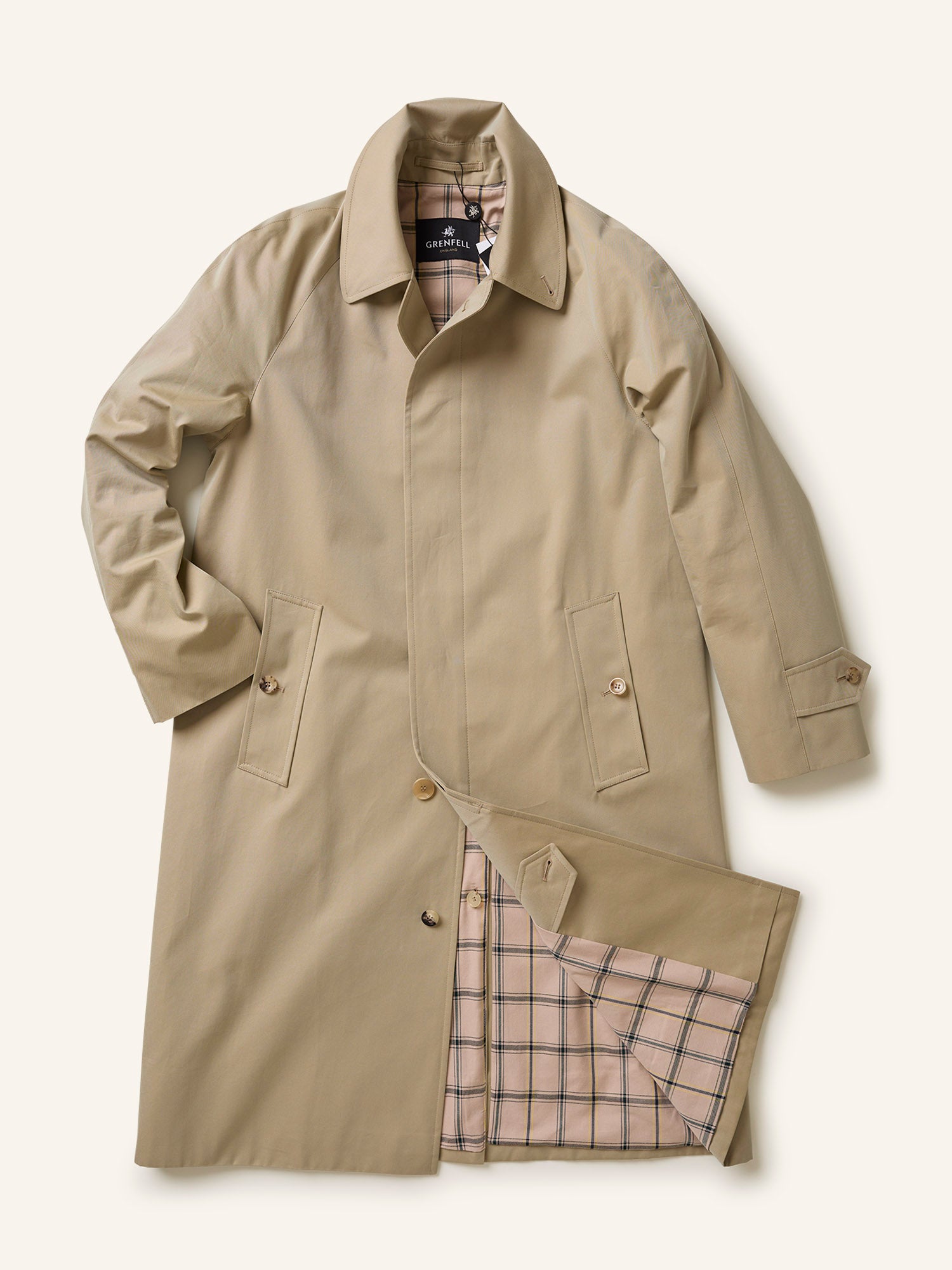 Campbell Raincoat Beige