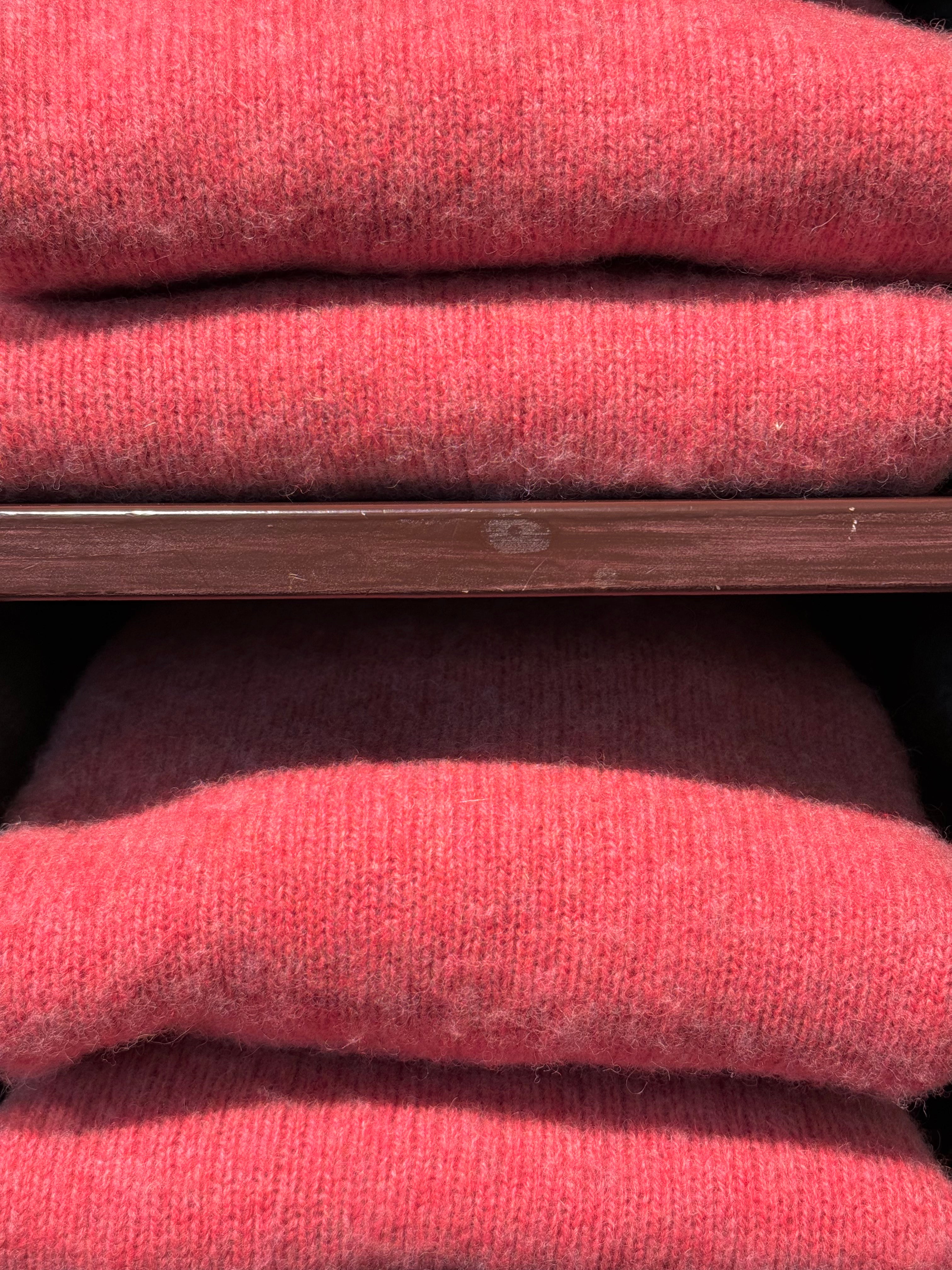 The Shagadelic Brushed Shetland Crewneck Tea Rose