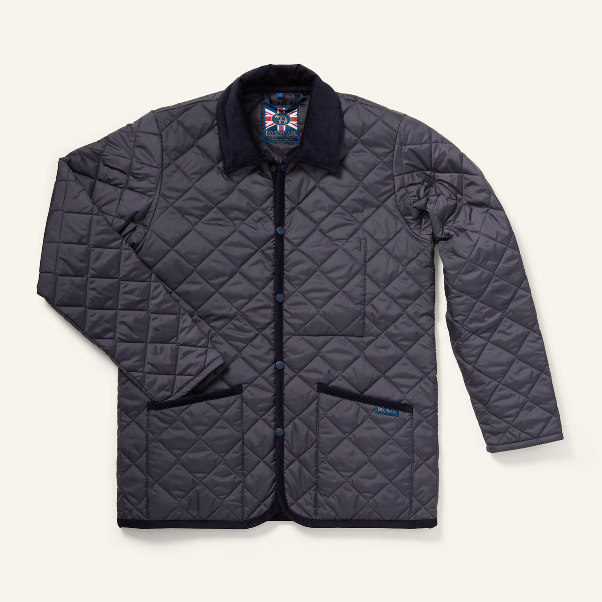Denham Quilted Jacket Suffolk Navy