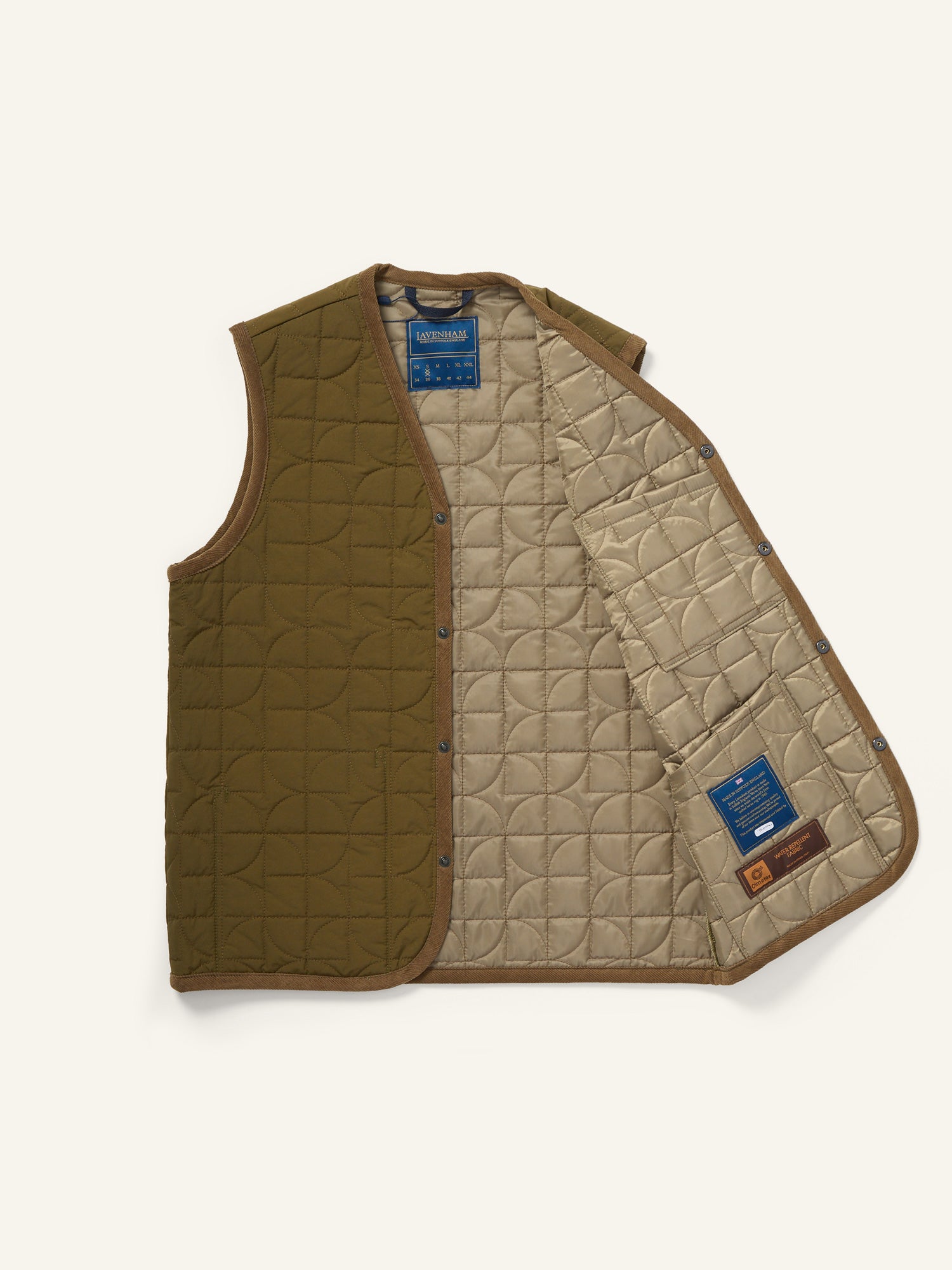 Dublin Nylon Vest Khaki