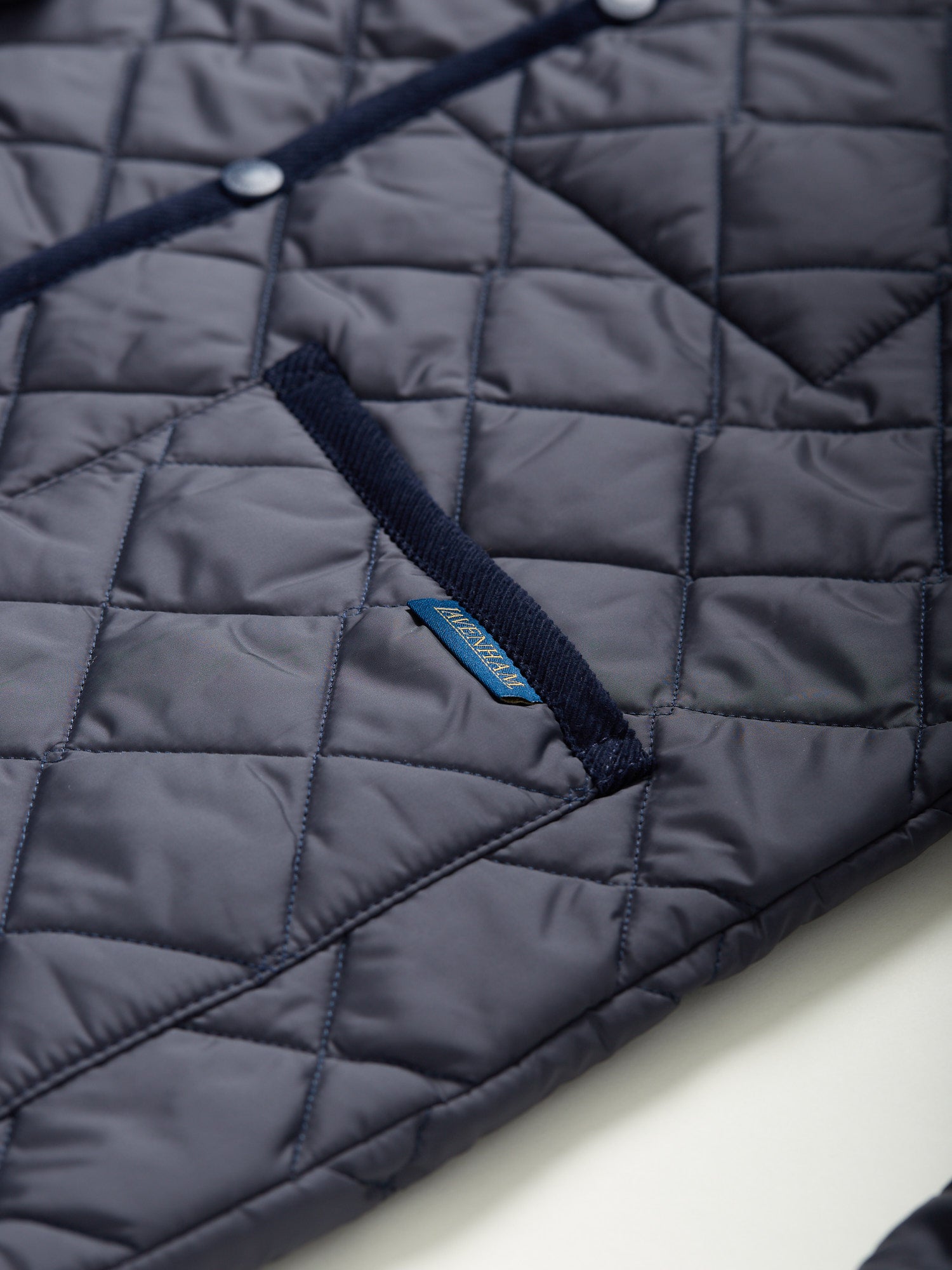 Denham Quilted Jacket Suffolk Navy