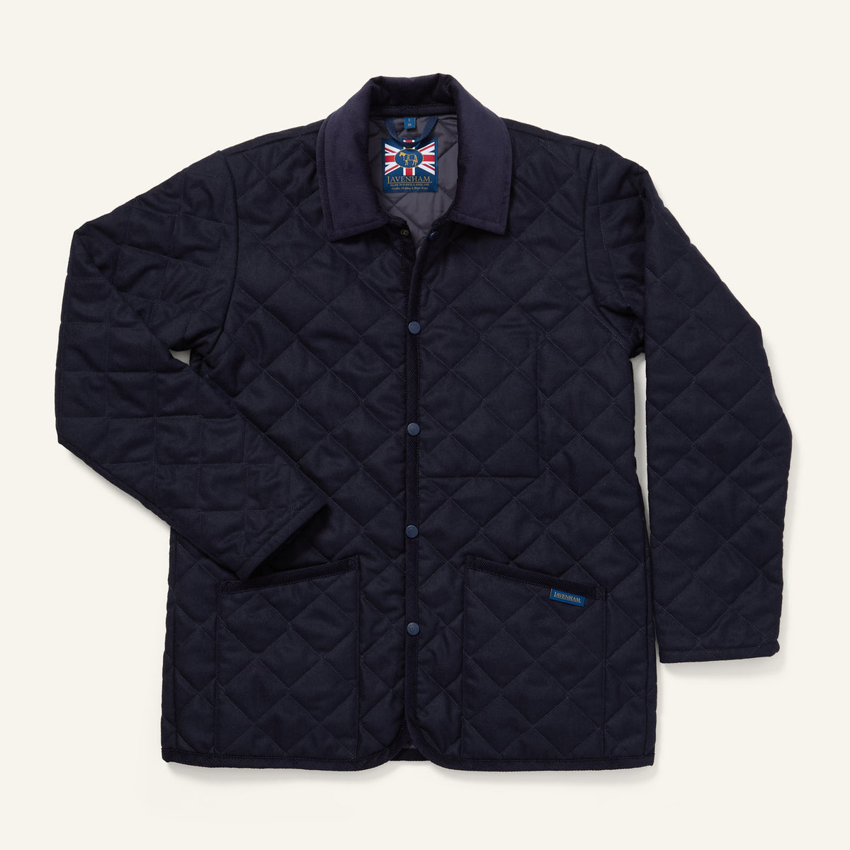 LavenhamDenhamWoolQuiltedJacke 