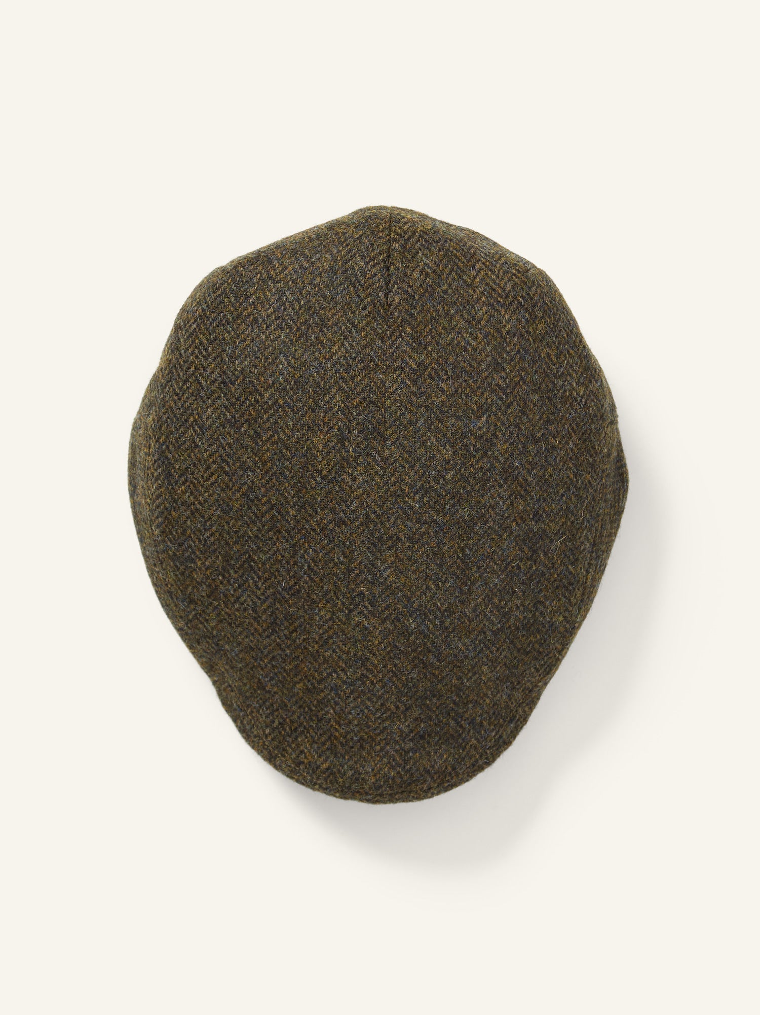 Shetland Tweed Flatcap DK Green HB