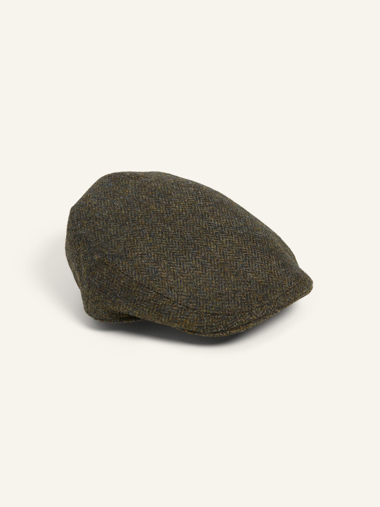 Shetland Tweed Flatcap DK Green HB